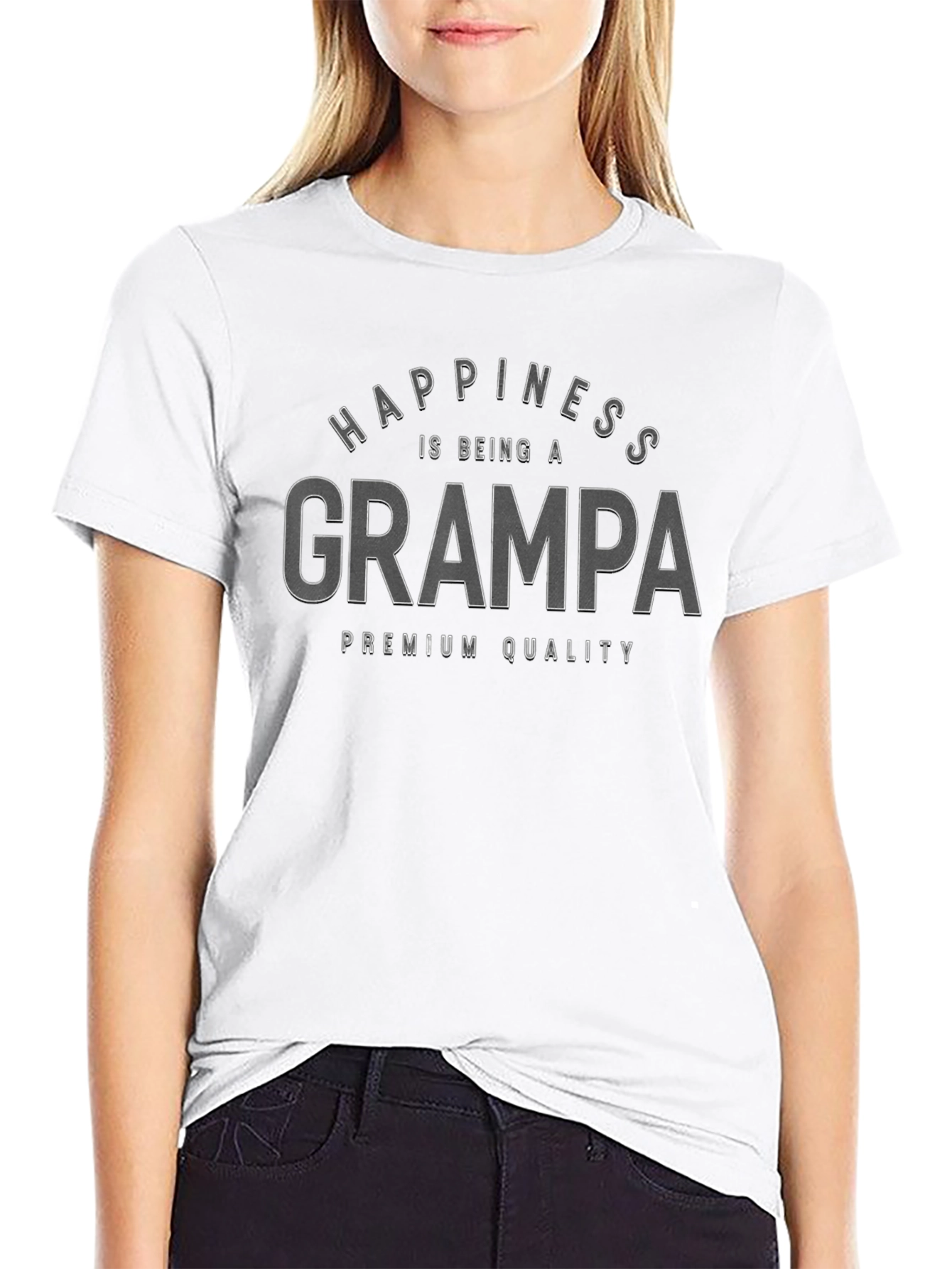 Happiness is Being a Grampa Premium Tee
