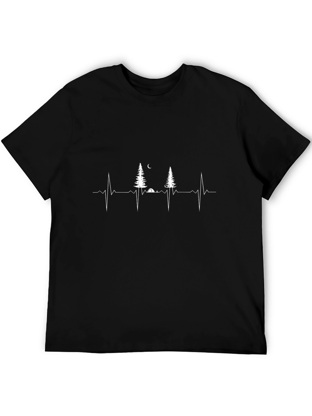 Nature Lover T-Shirt - Camping Heartbeat