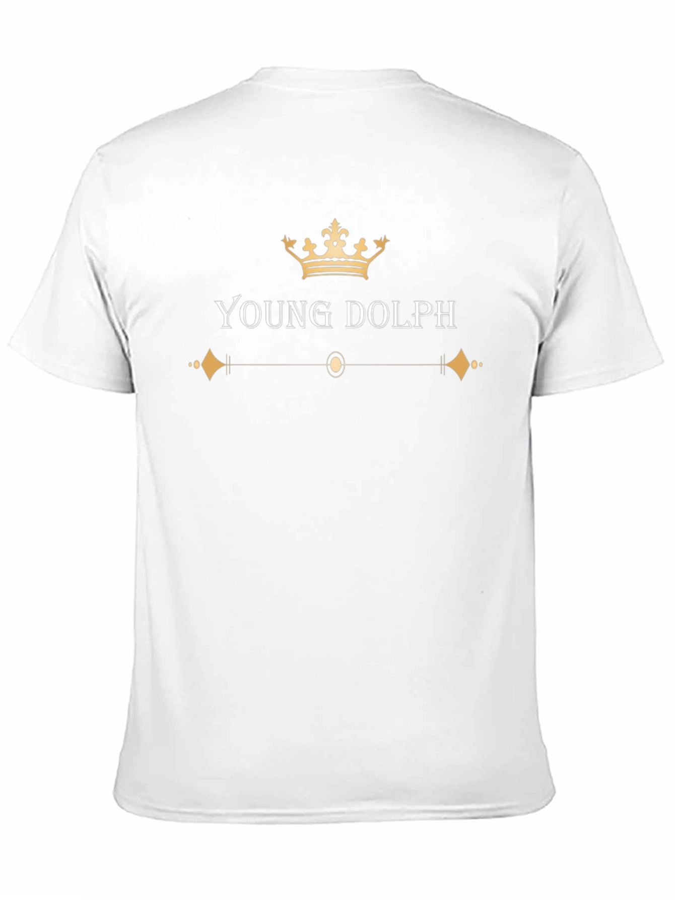 Young Dolph Crown Graphic Black T-Shirt