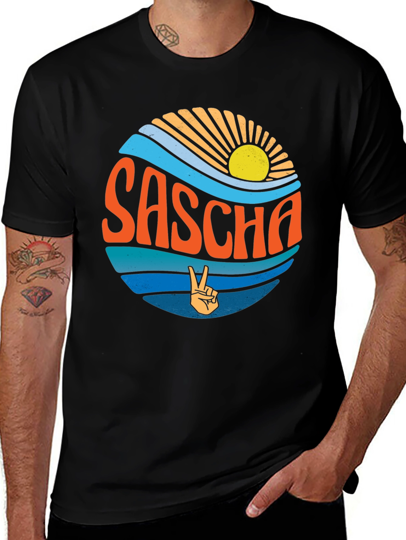 Sascha Retro Graphic T-Shirt