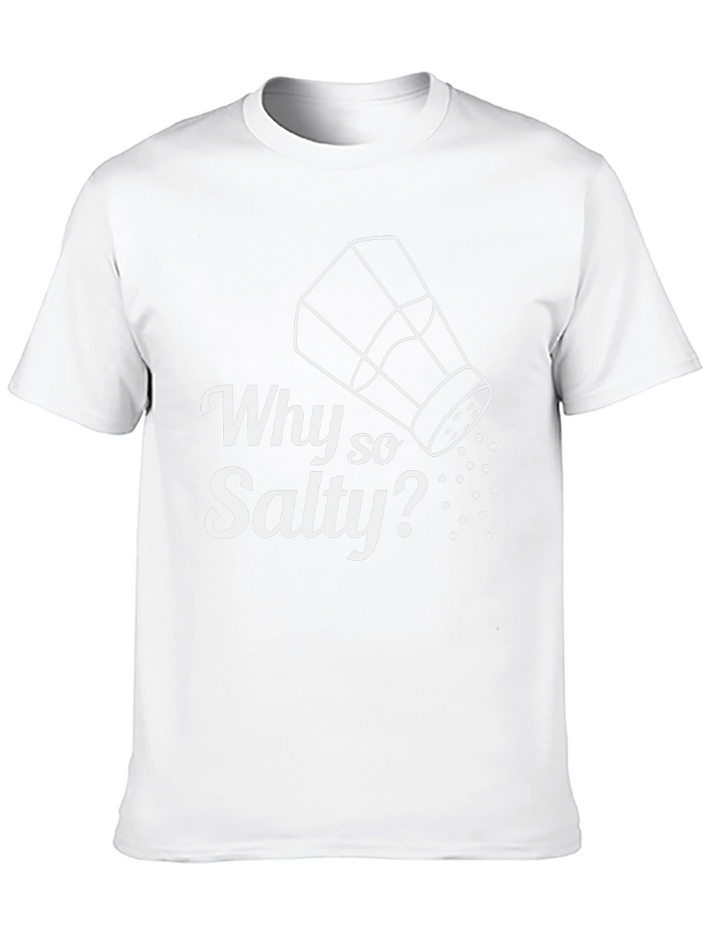 Why So Salty? Graphic Tee - Mens Black T-Shirt
