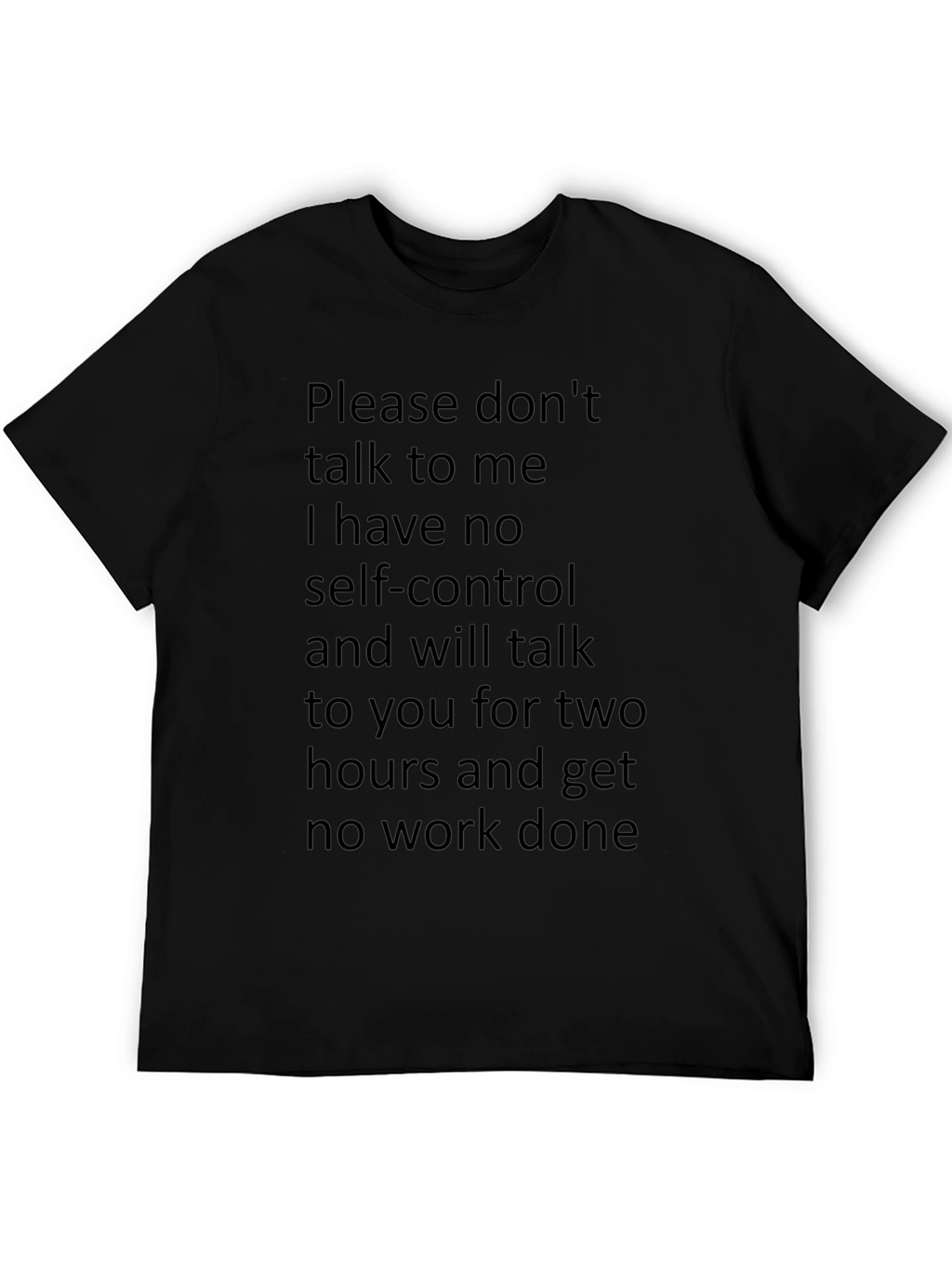 Funny Self-Control T-Shirt
