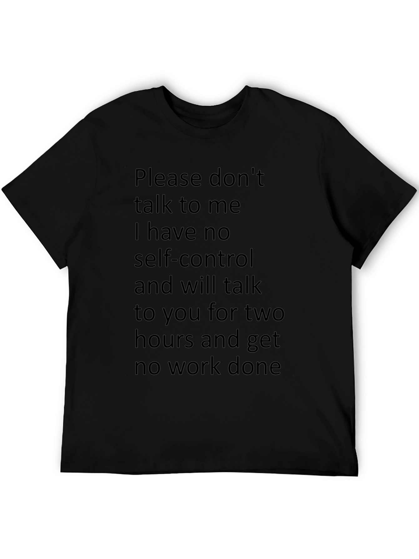 Funny Self-Control T-Shirt