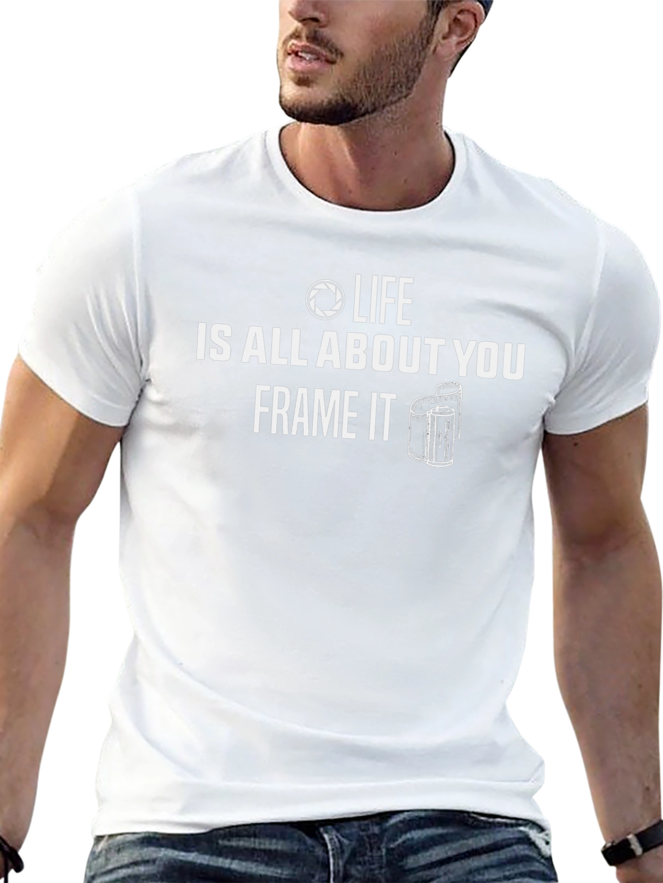 Life Frame It Graphic Tee - Photography Lover Shirt