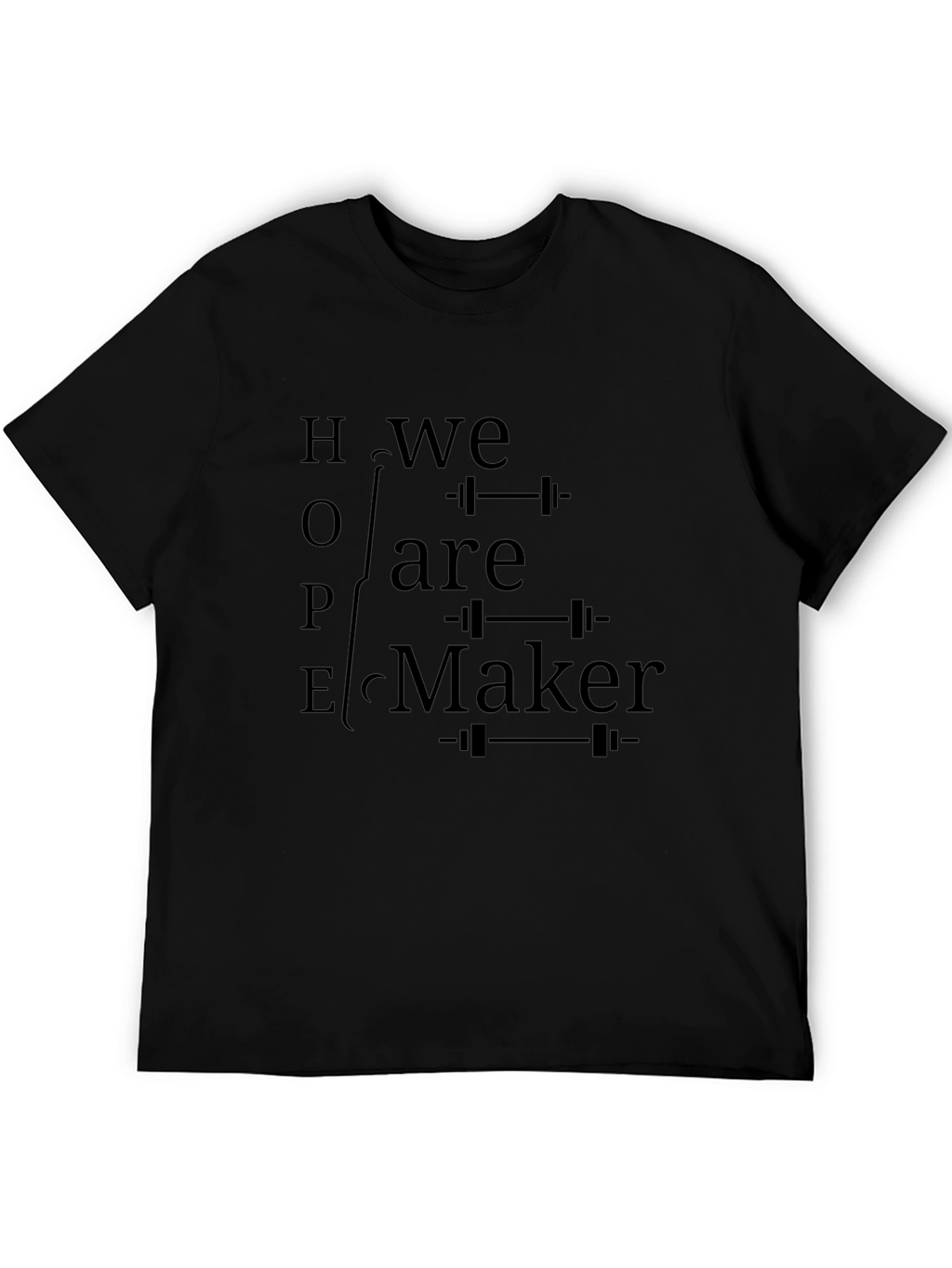 HOPE Maker Graphic T-Shirt - Black