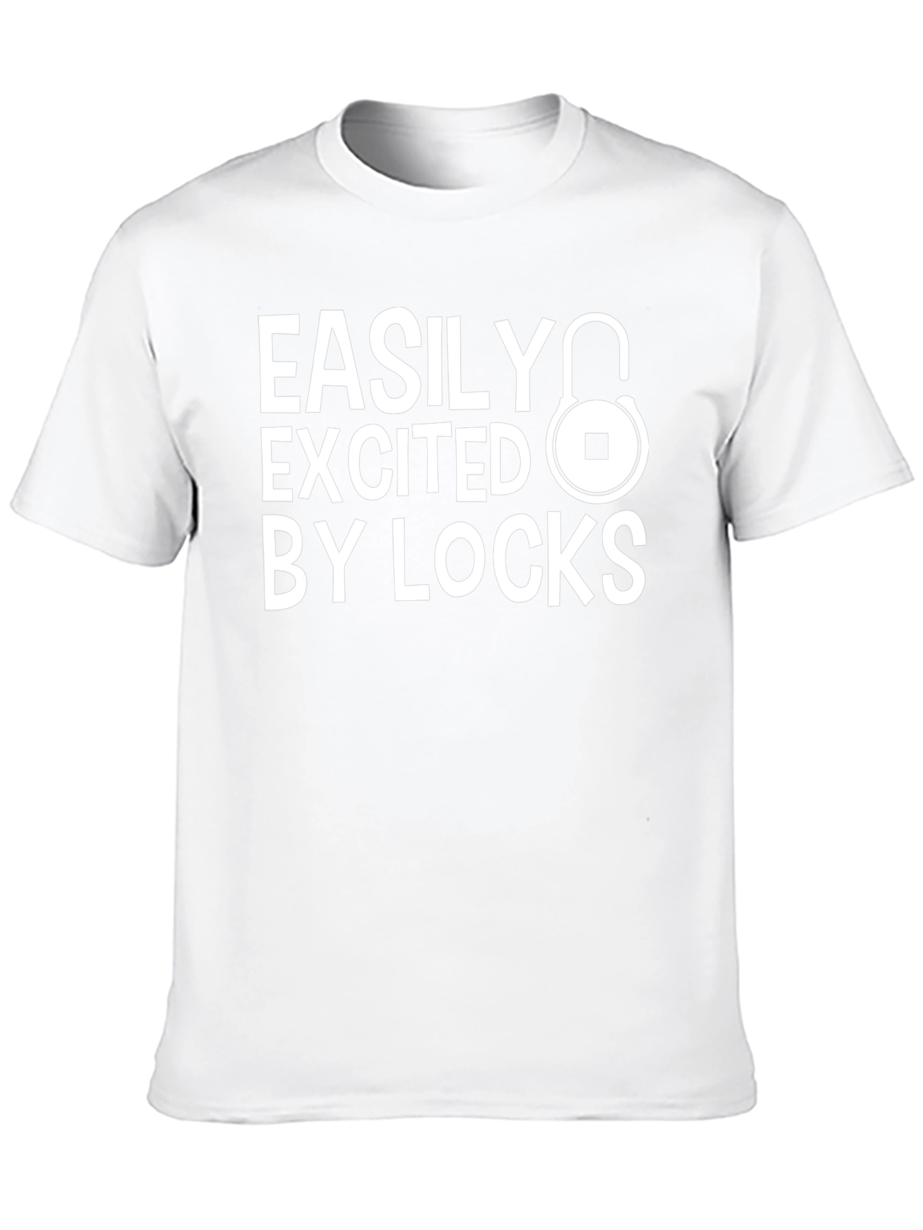 Easily Excited By Locks Graphic T-Shirt