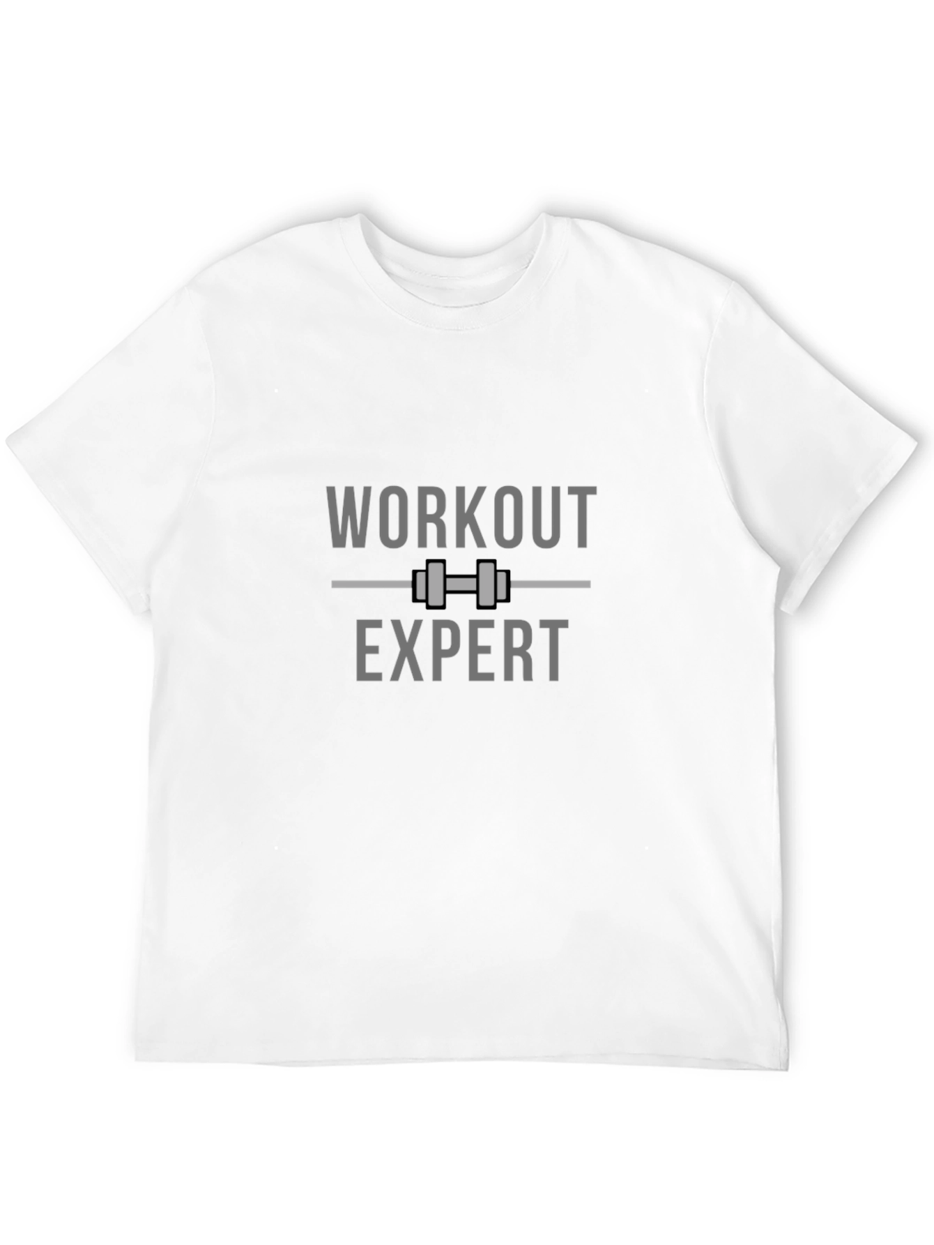 Workout Expert Black T-Shirt Fitness Apparel