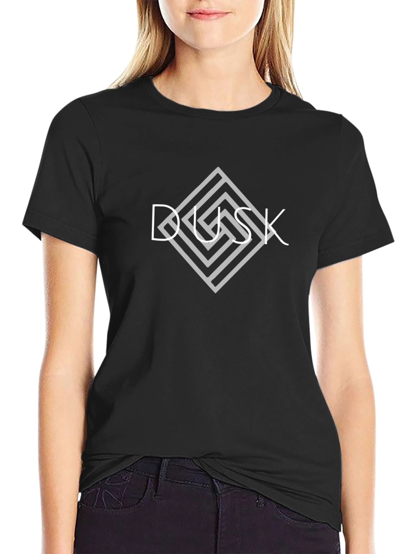Dusk Graphic Tee - Stylish Black T-Shirt for Men