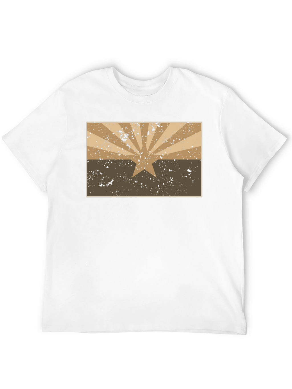 Arizona Flag Graphic Tee - Distressed Style