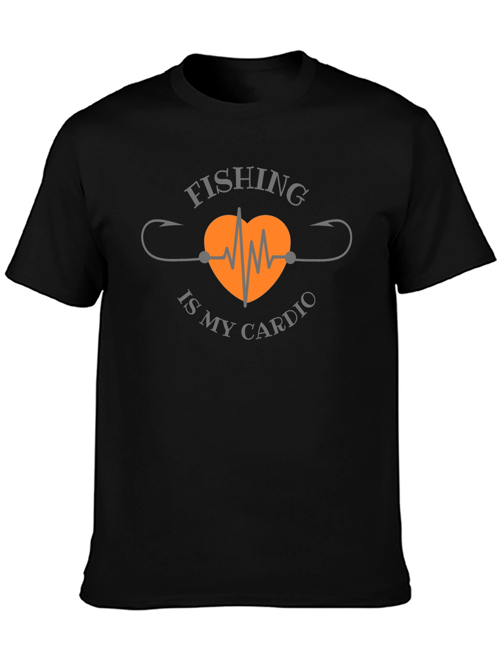 Fishing is My Cardio Graphic T-Shirt