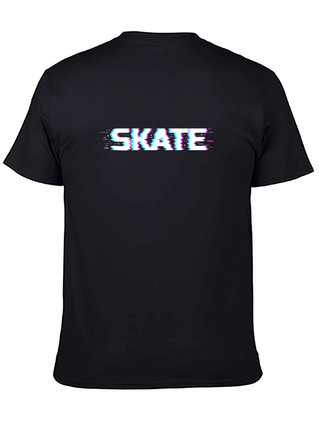 Skate Glitch Graphic Tee - Modern Streetwear