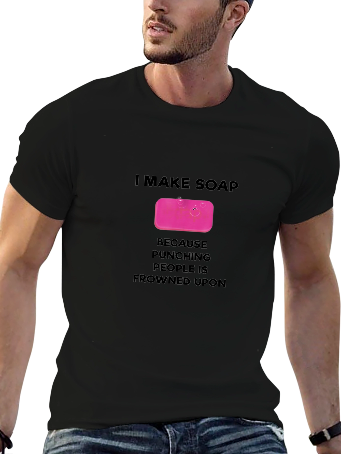 I Make Soap T-Shirt - Funny Novelty Gift Tee