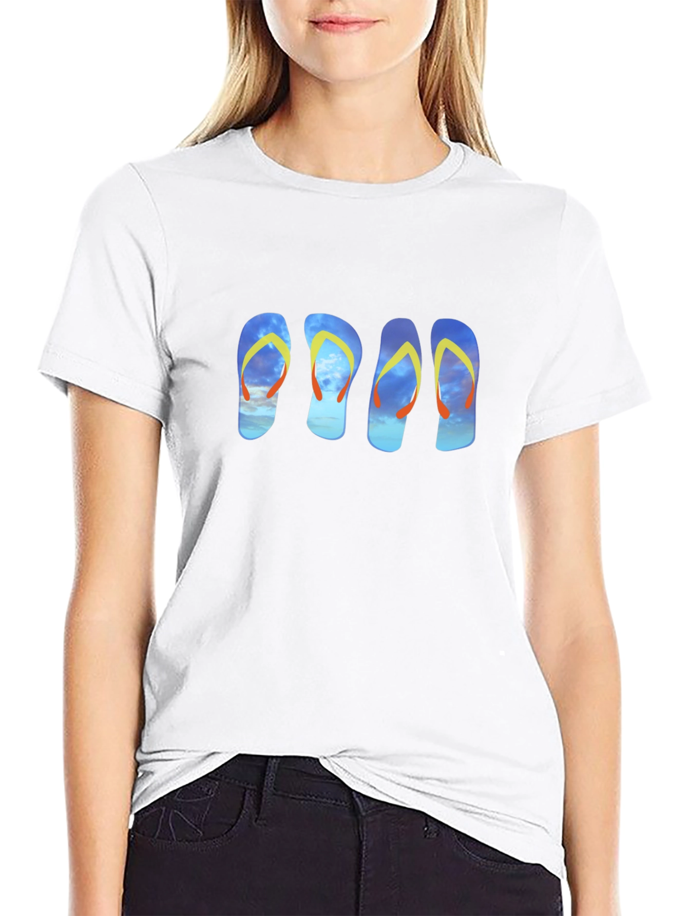 Flip Flops Graphic T-Shirt