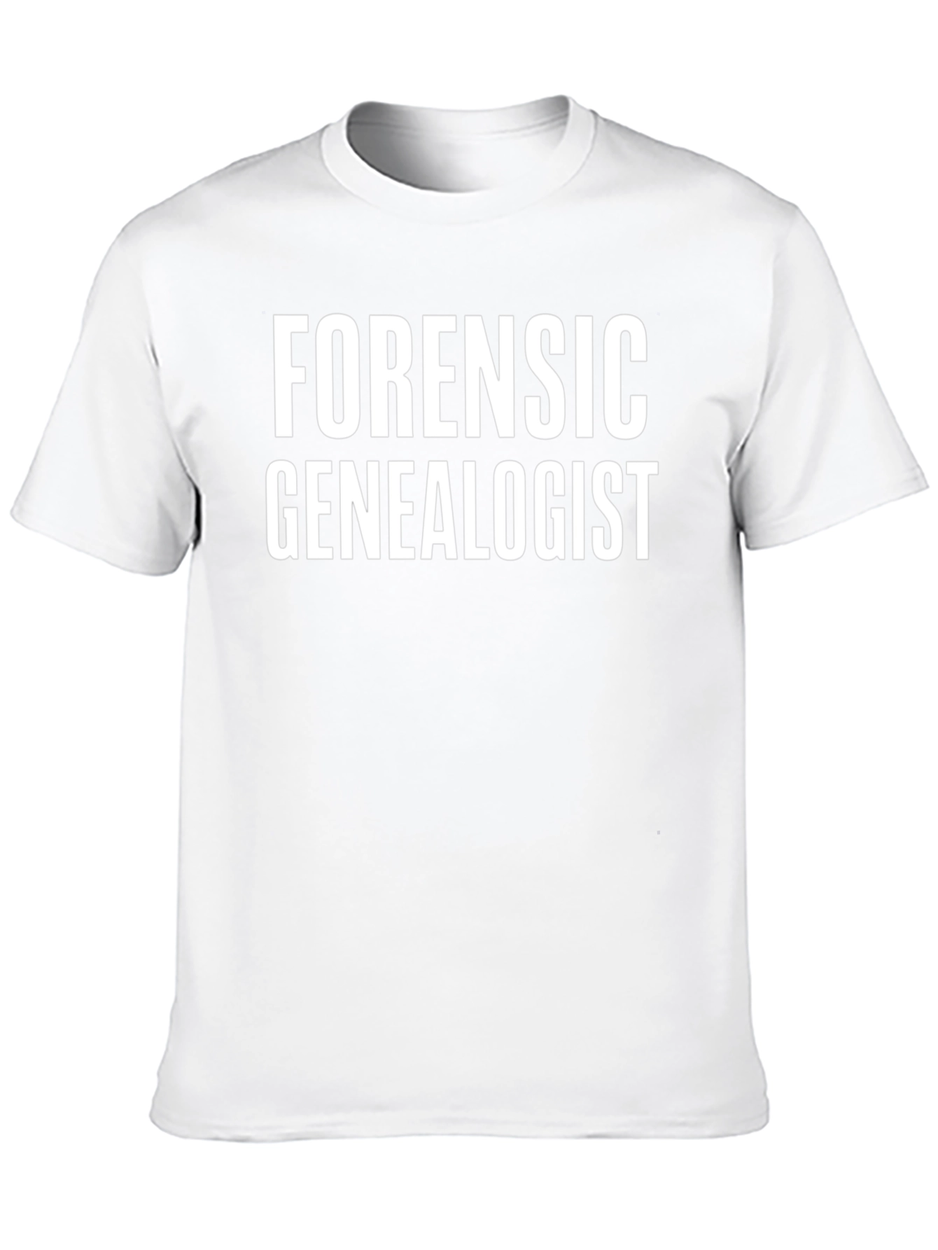 Forensic Genealogist Black T-Shirt