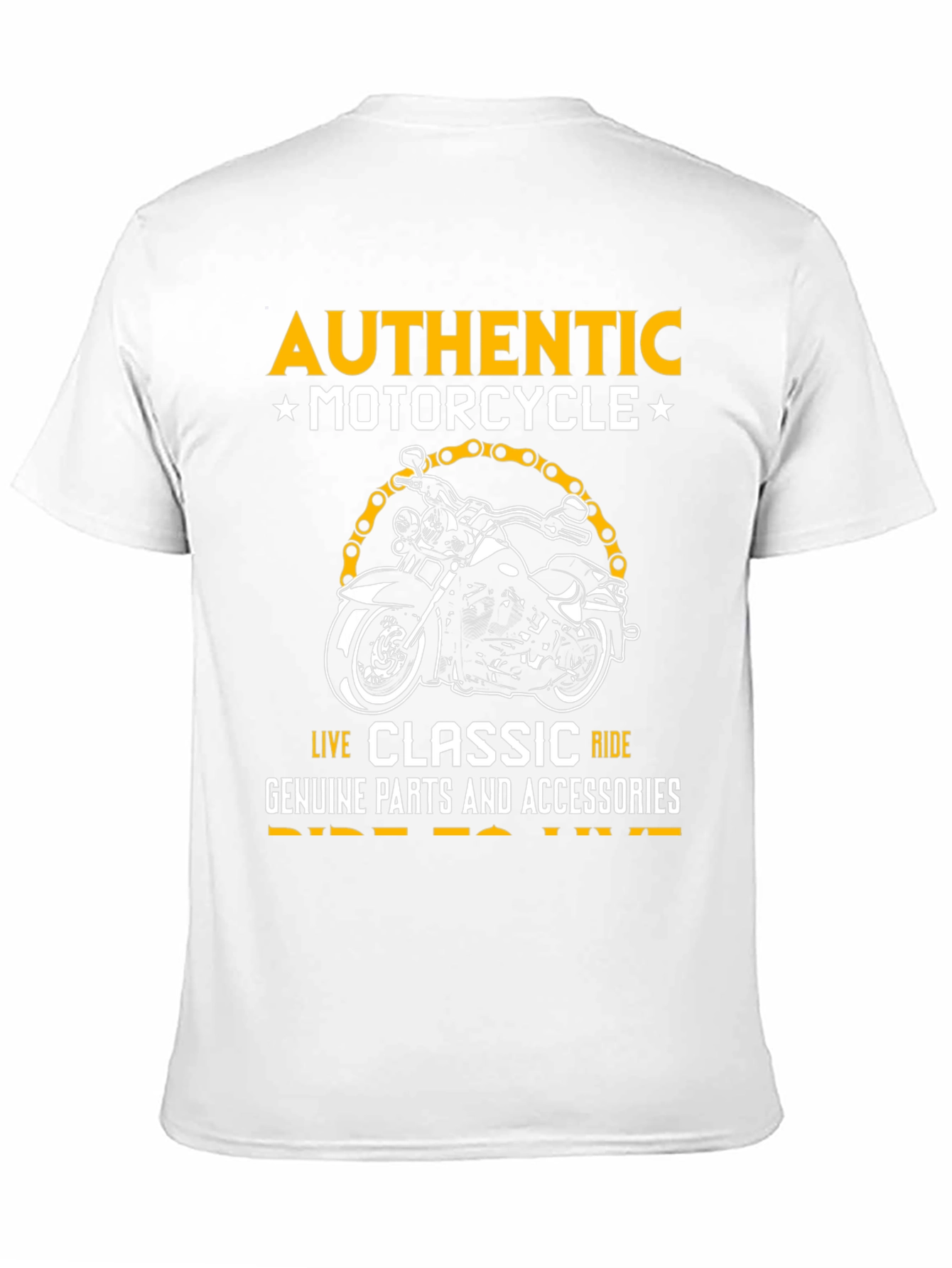 Authentic Motorcycle Graphic Tee