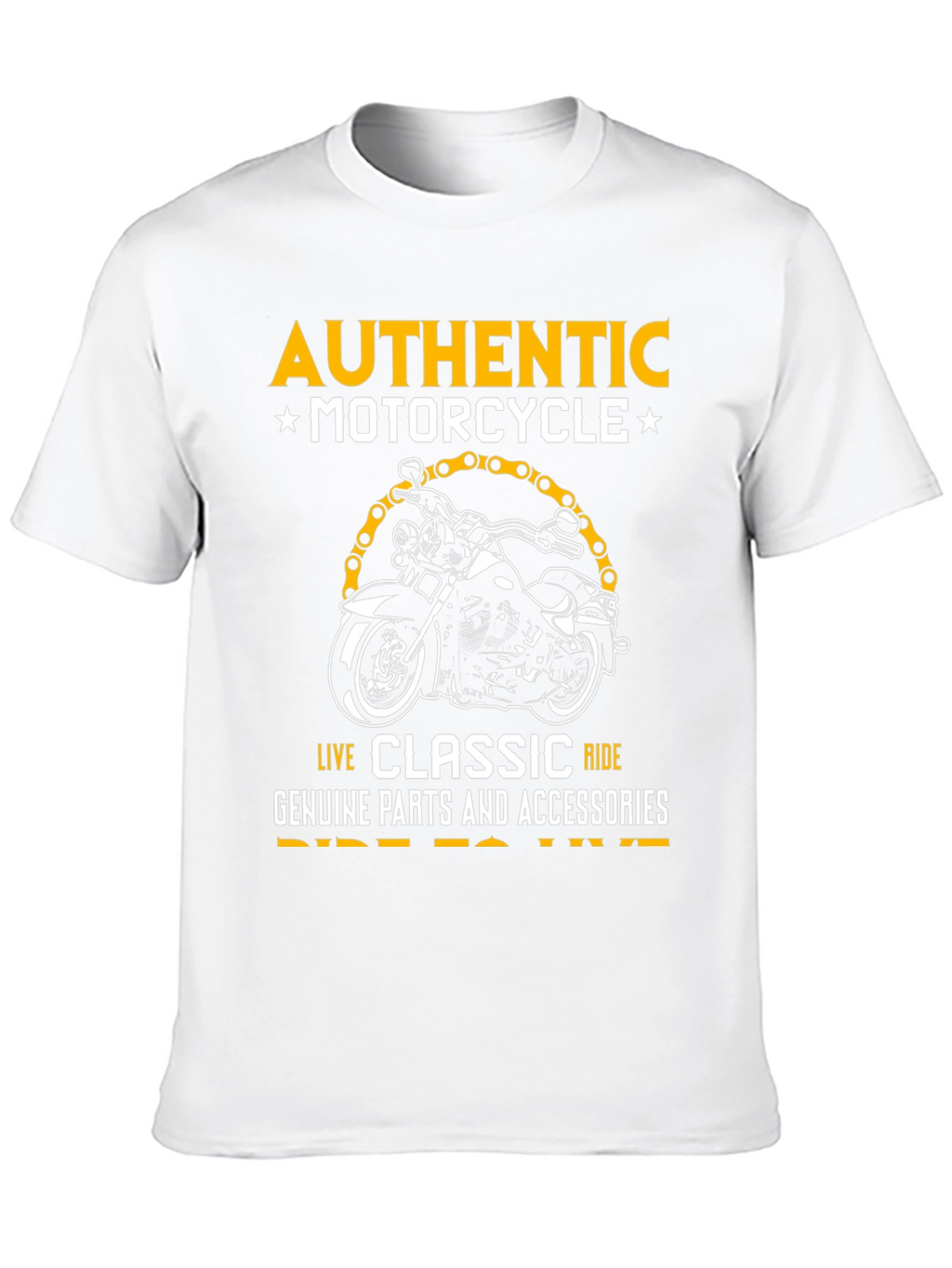 Authentic Motorcycle Graphic Tee
