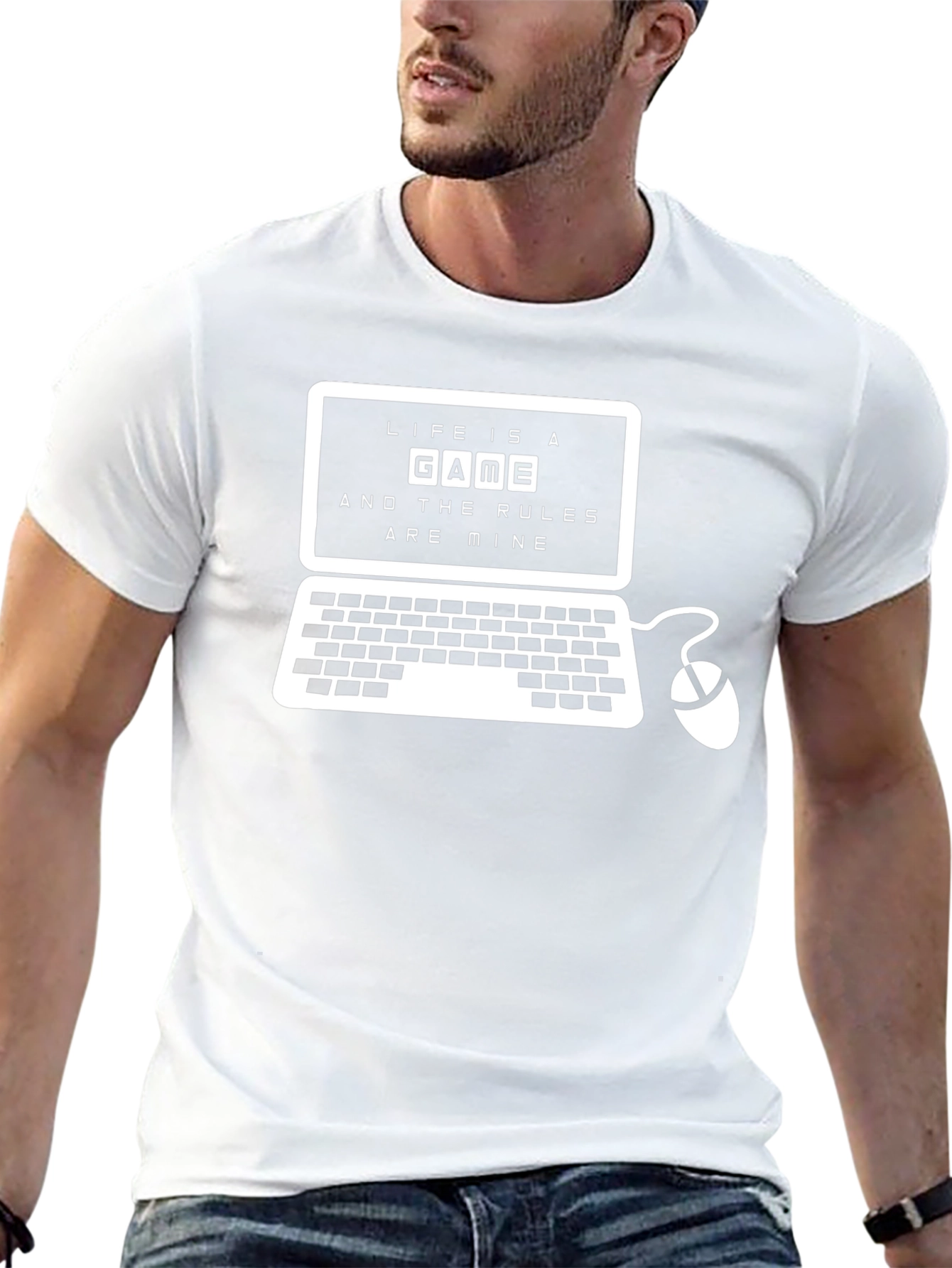 Life is a Game Black T-Shirt - Gamer Style