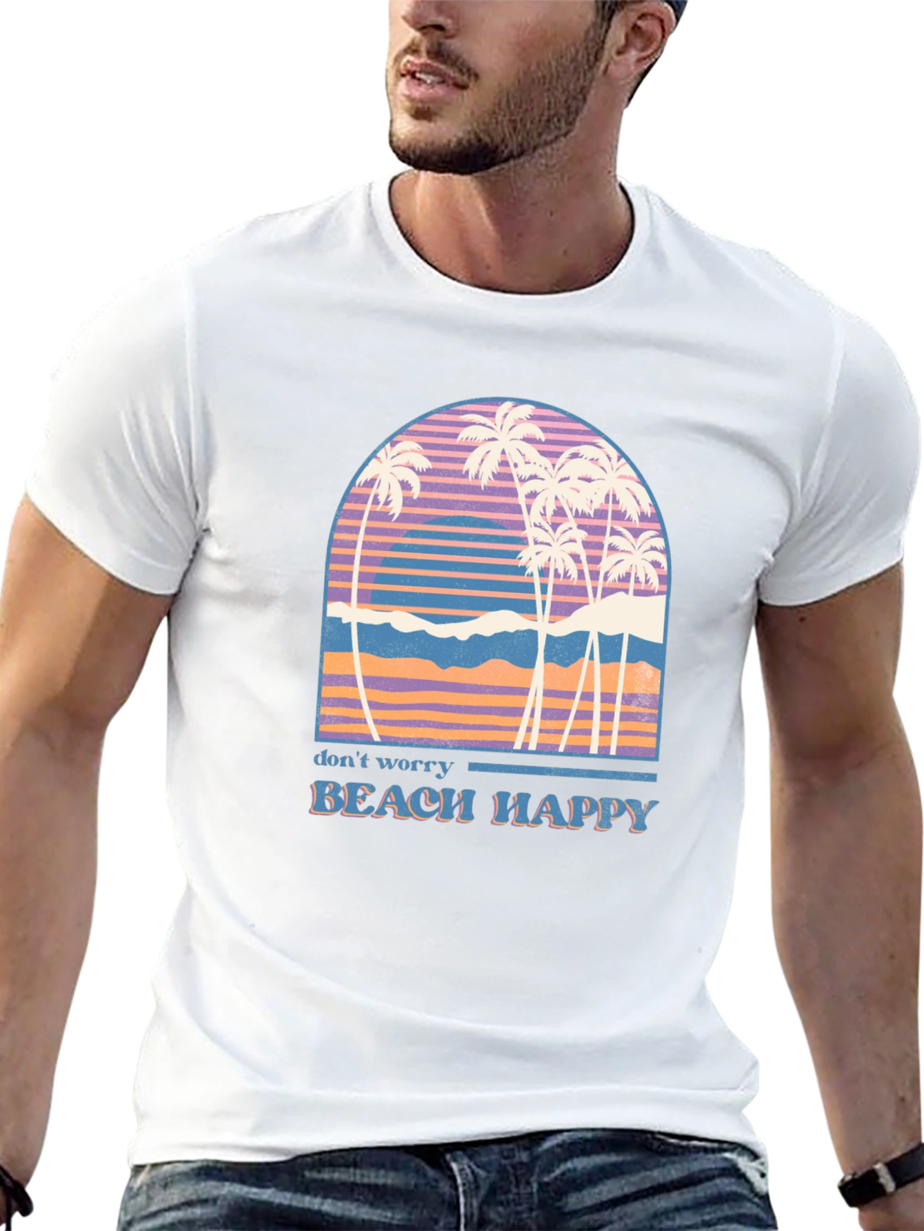 Beach Happy Graphic Tee