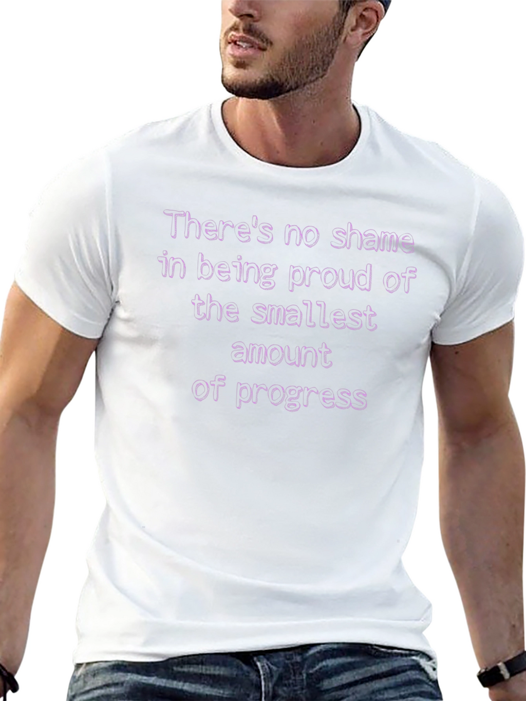 Proud of Progress Black T-Shirt