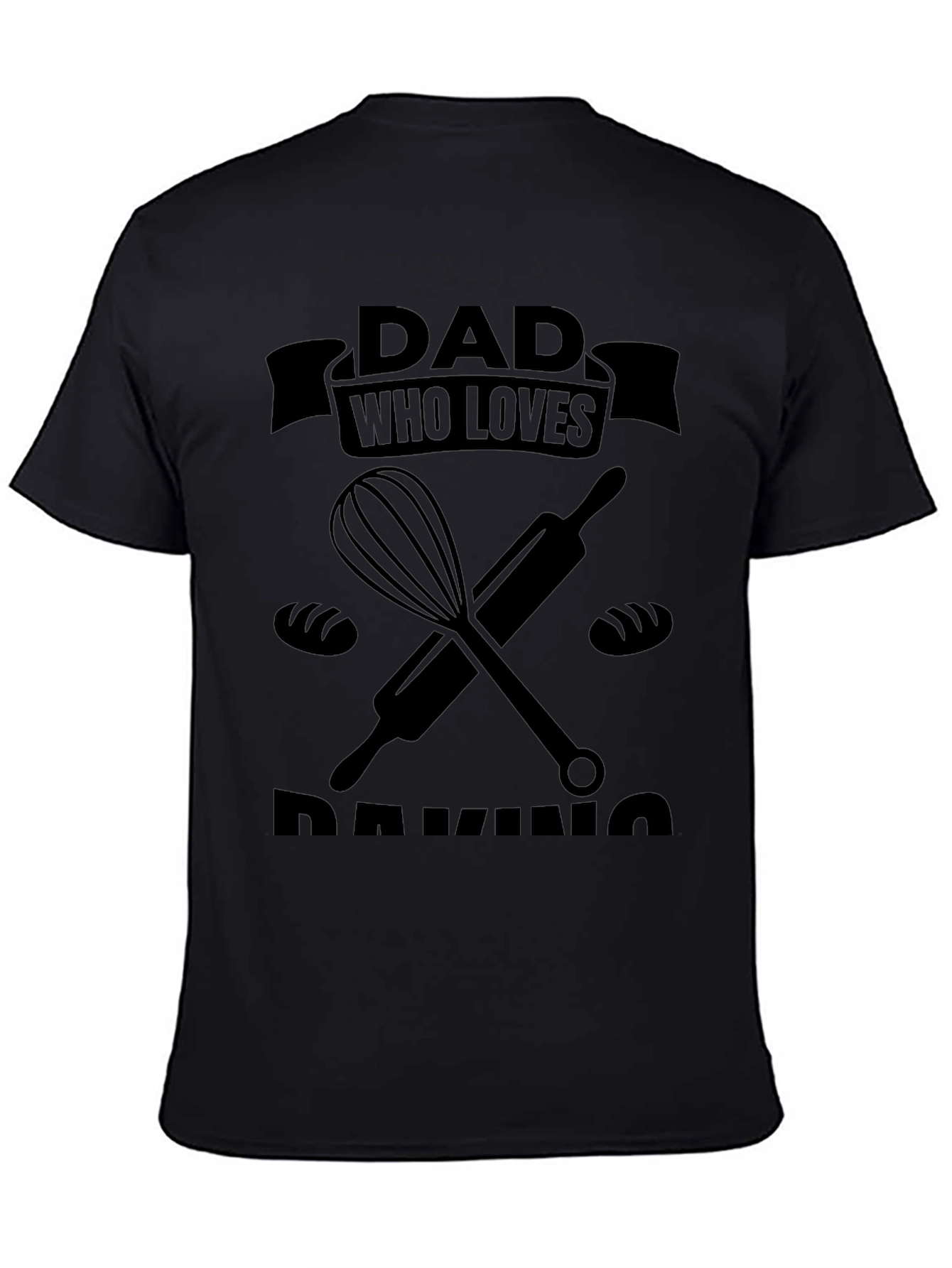 Dad Who Loves Baking Graphic Tee