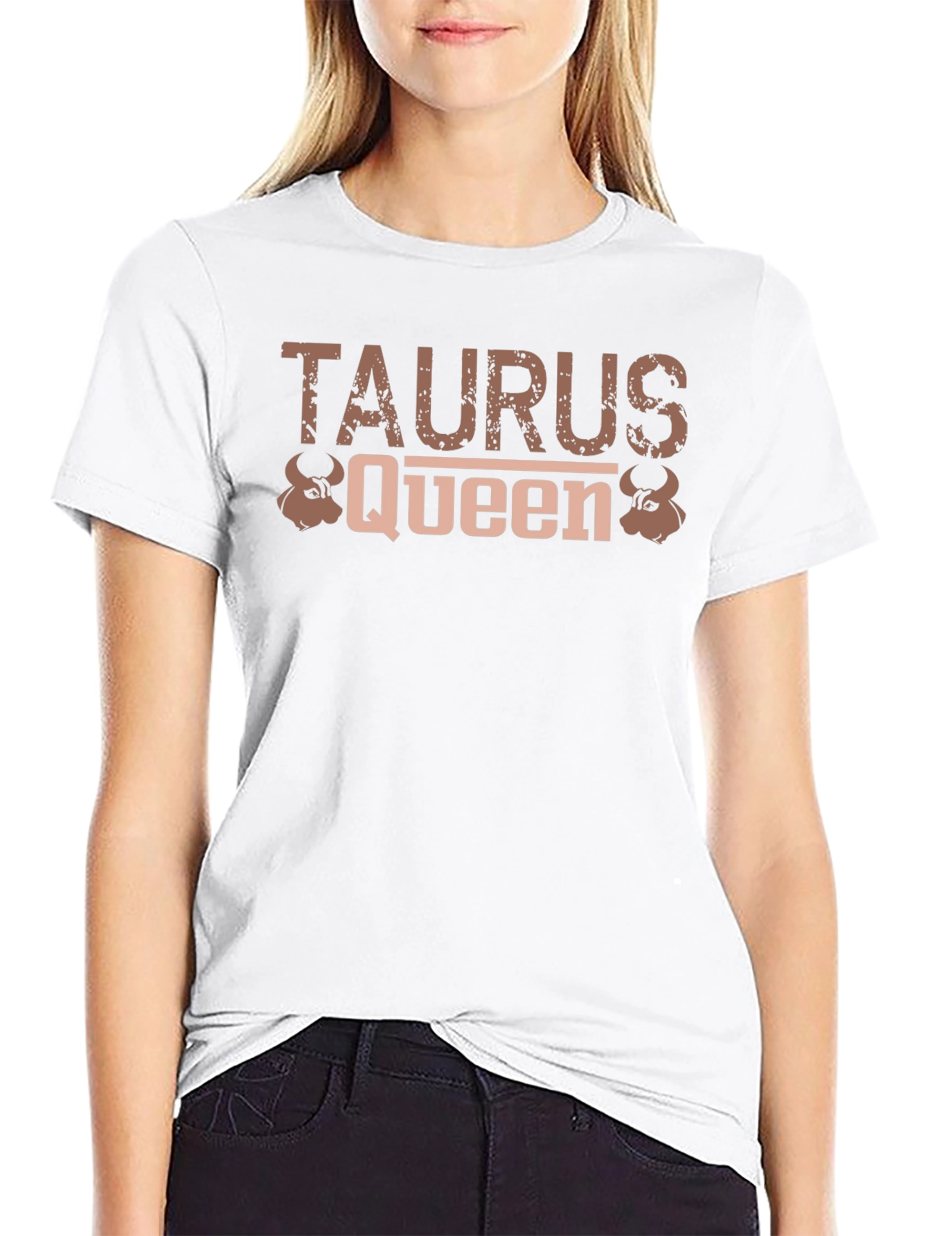 Taurus Queen Black Graphic Tee