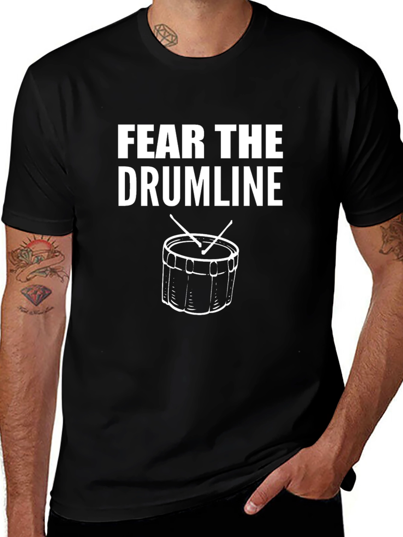 Fear the Drumline Black T-Shirt