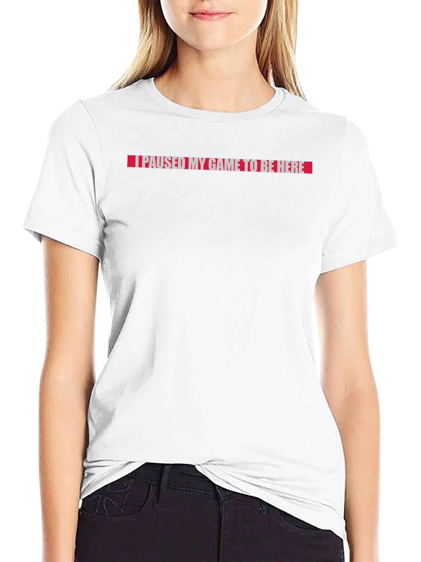 I Paused My Game To Be Here Graphic Tee