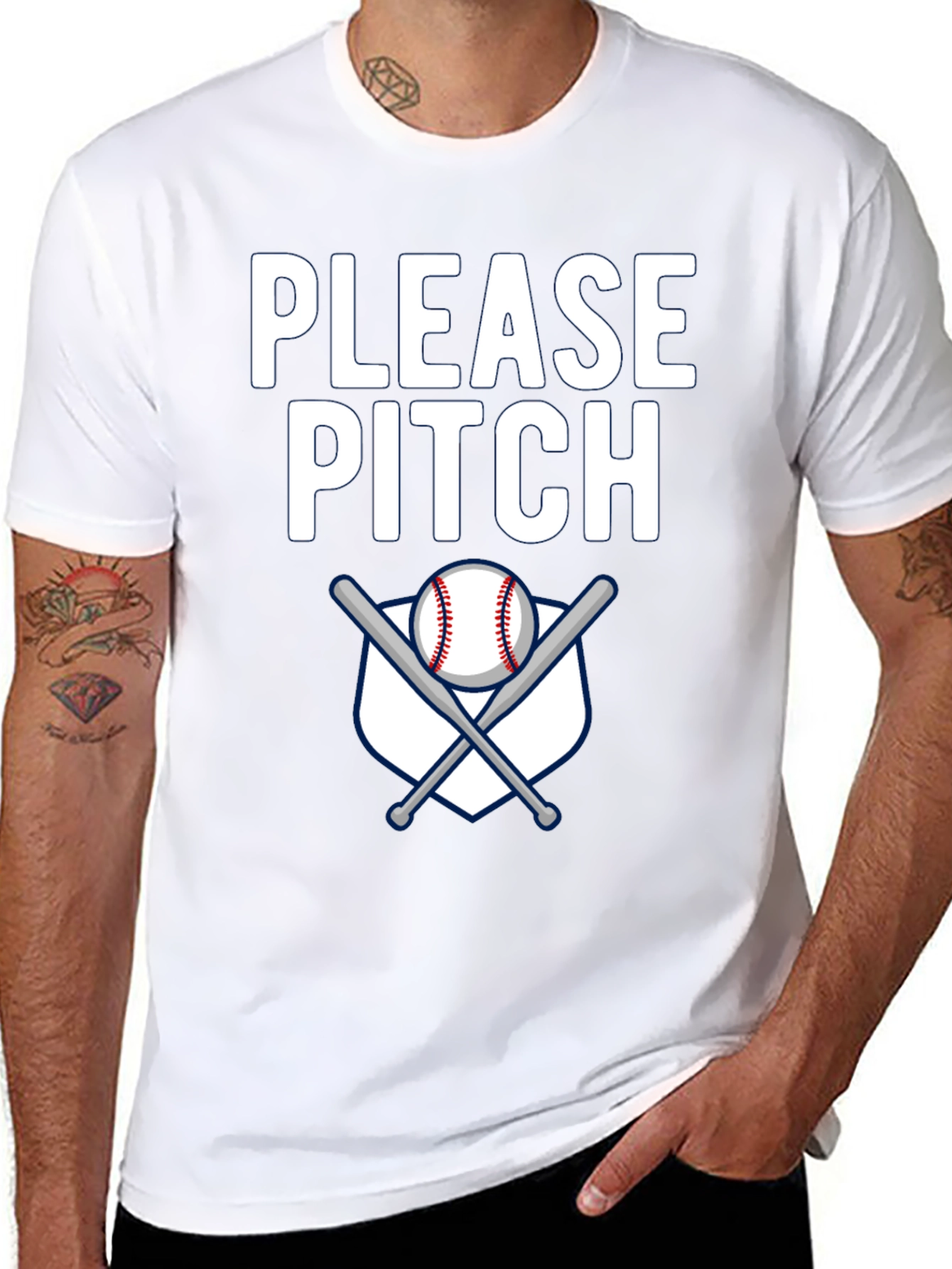 Please Pitch Baseball T-Shirt