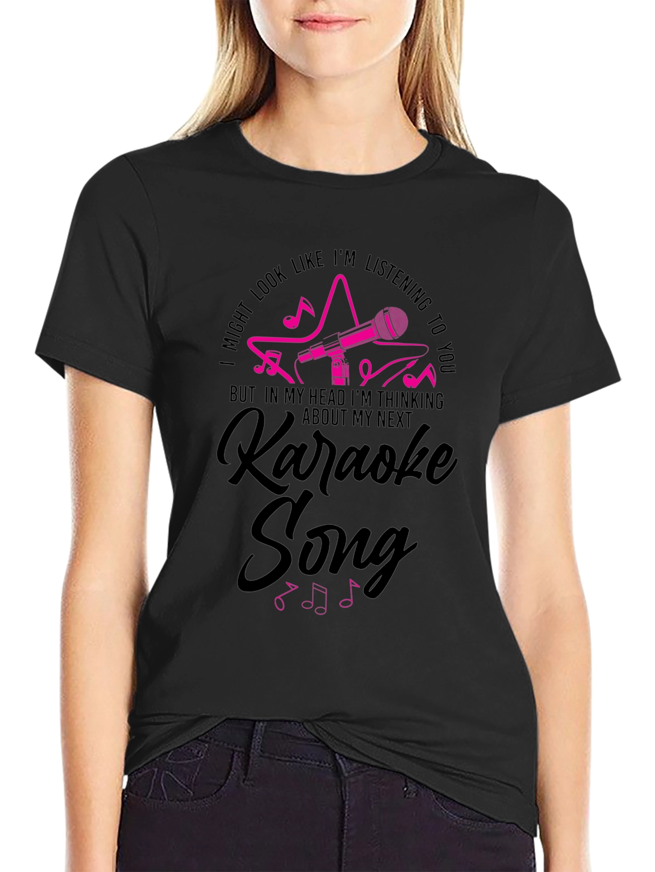 Karaoke Song T-Shirt - Music Lover Tee