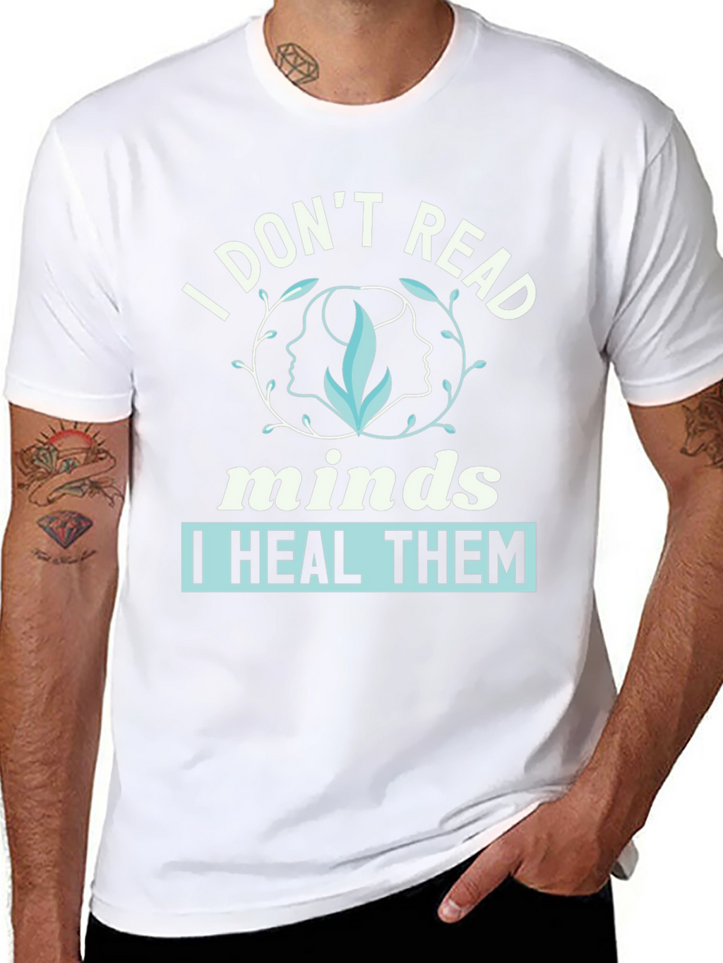 I Dont Read Minds I Heal Them Graphic Tee