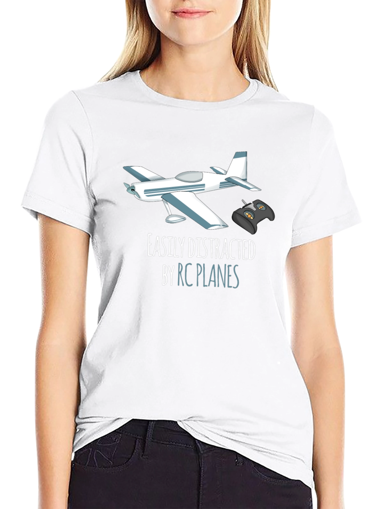 RC Plane T-Shirt - Easily Distracted