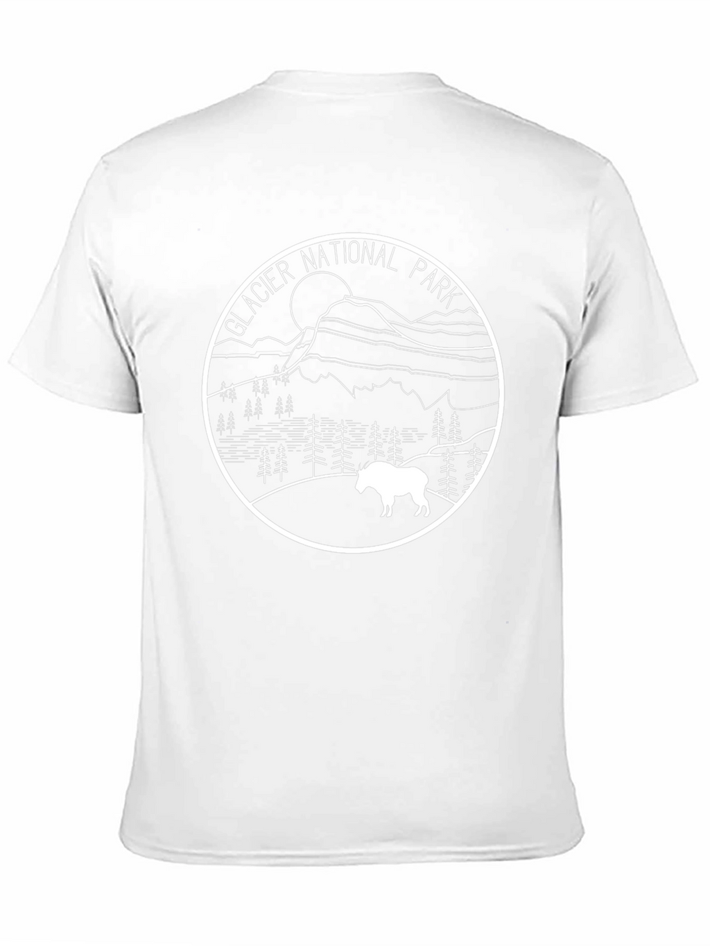 Glacier National Park T-Shirt Black Graphic Tee