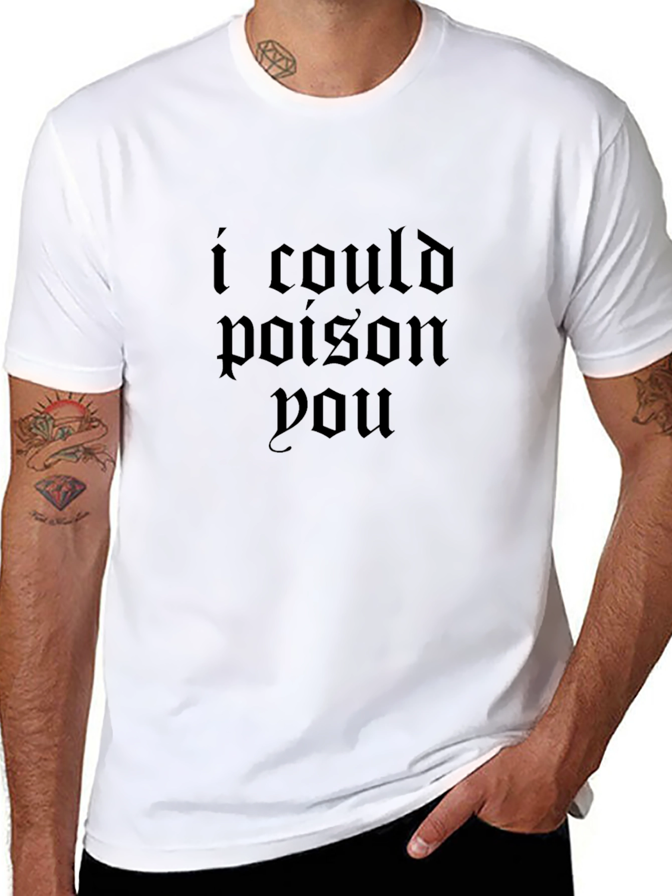 I Could Poison You Graphic Tee - Dark Humor T-Shirt