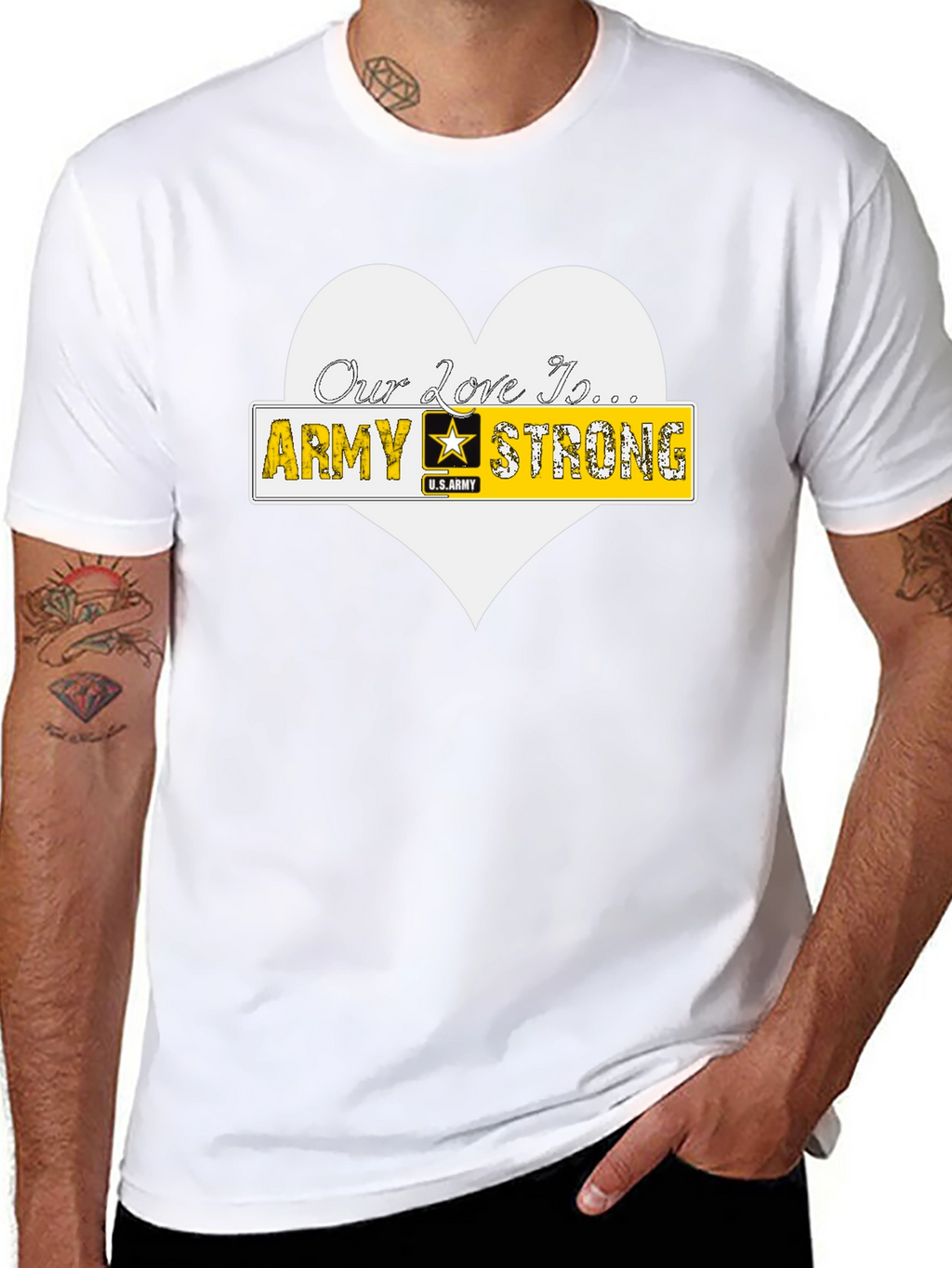 Army Strong Love T-Shirt