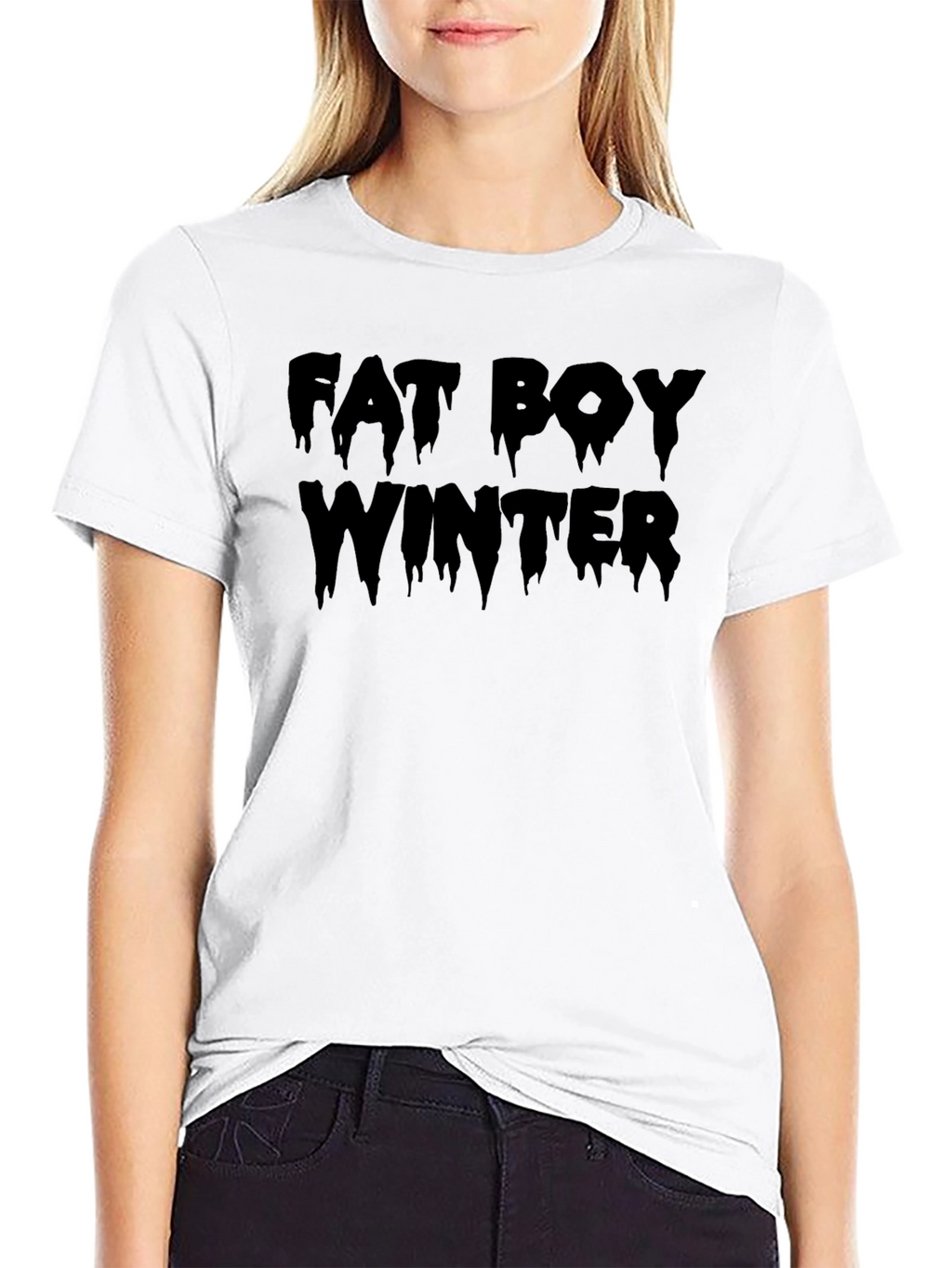 Fat Boy Winter Black T-Shirt - Casual Comfort