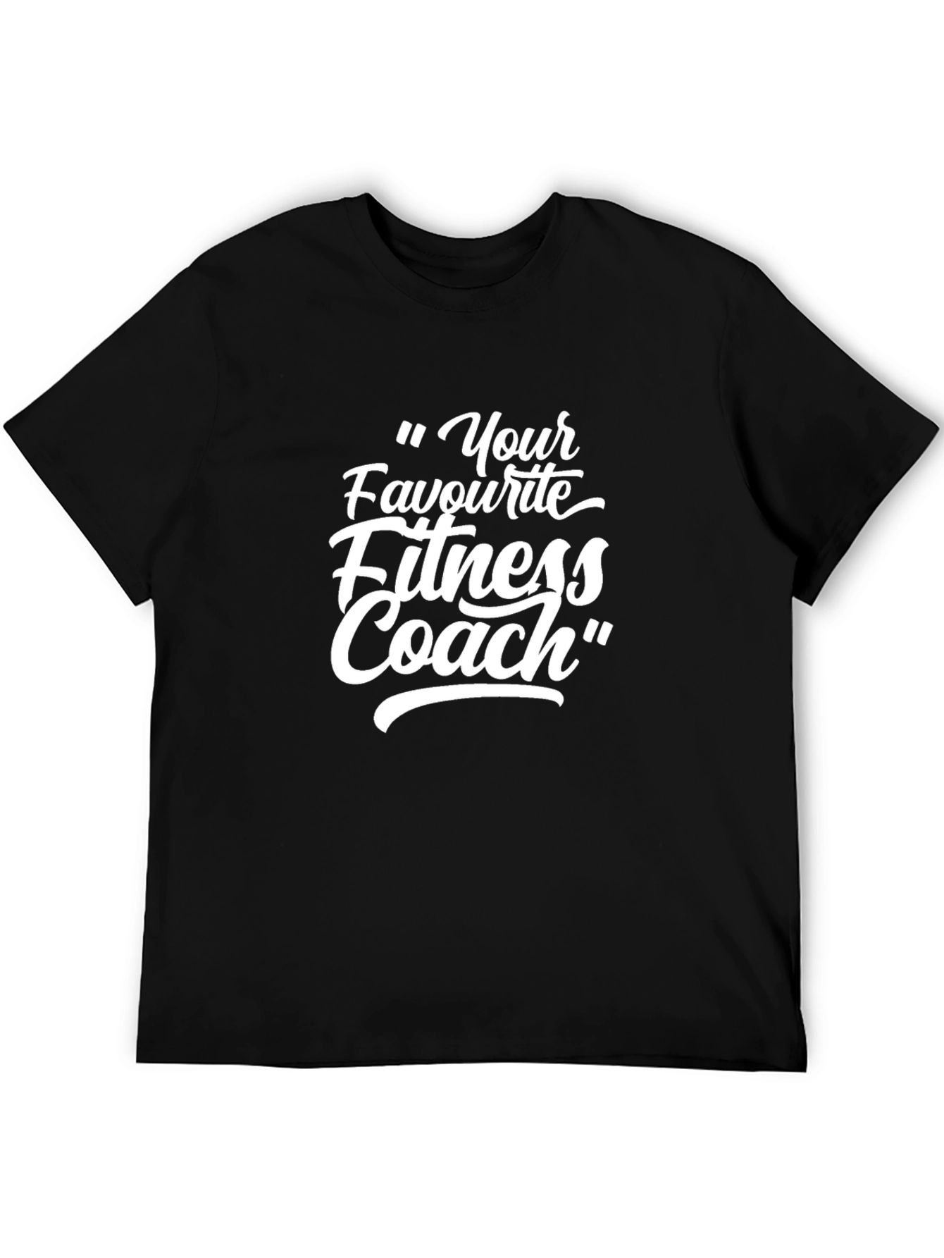 Fitness Coach Graphic Tee - Workout Motivation T-Shirt
