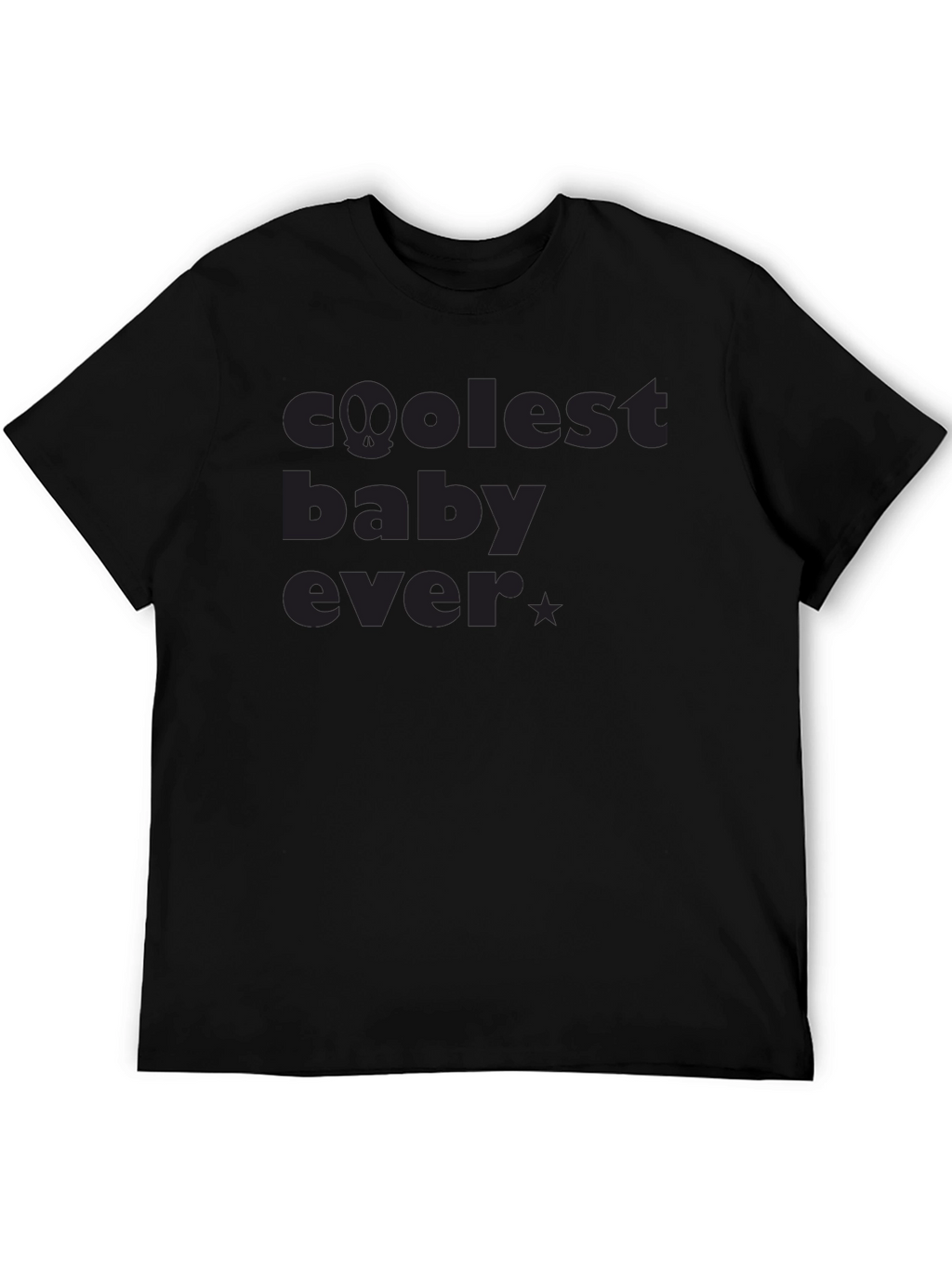 Coolest Baby Ever Black Graphic Tee