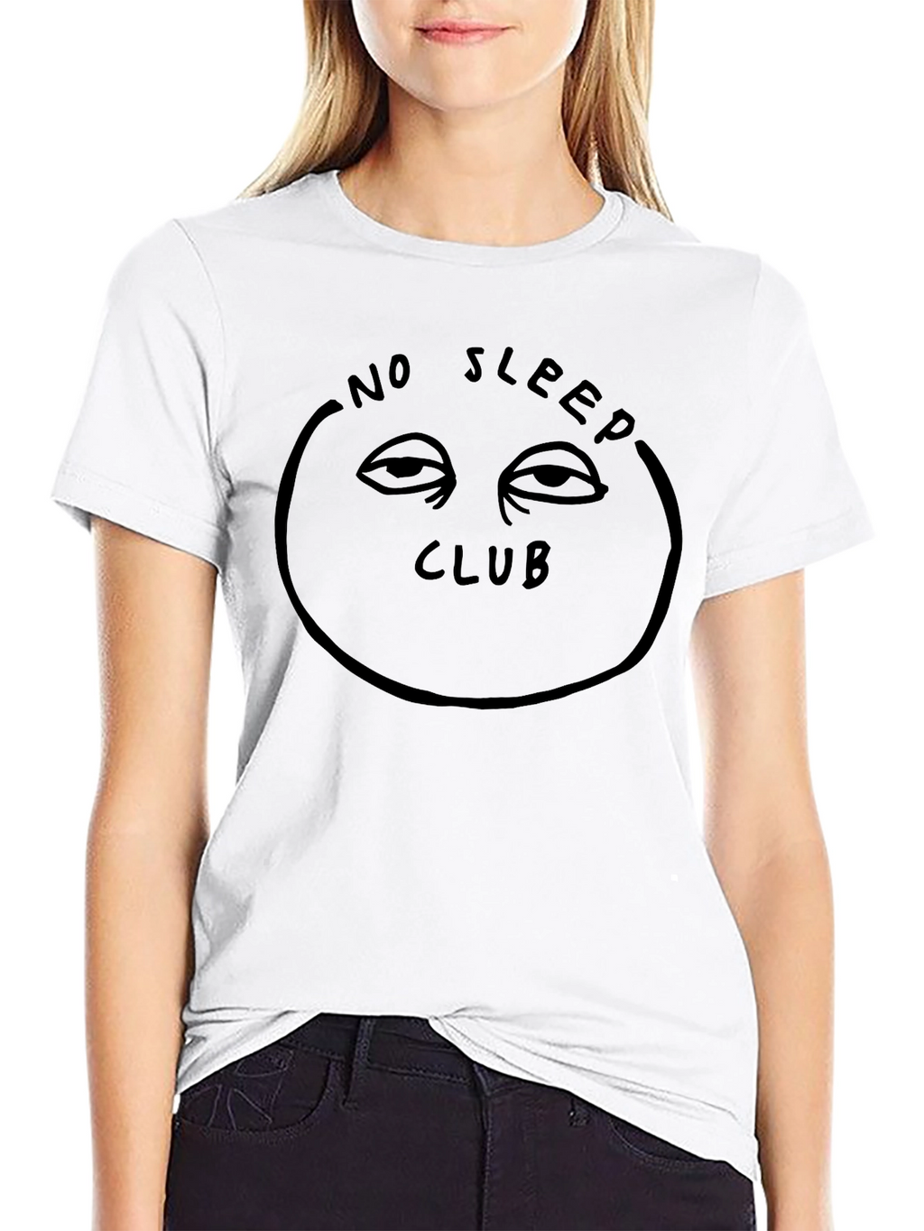 No Sleep Club Graphic Tee - Black Unisex Shirt