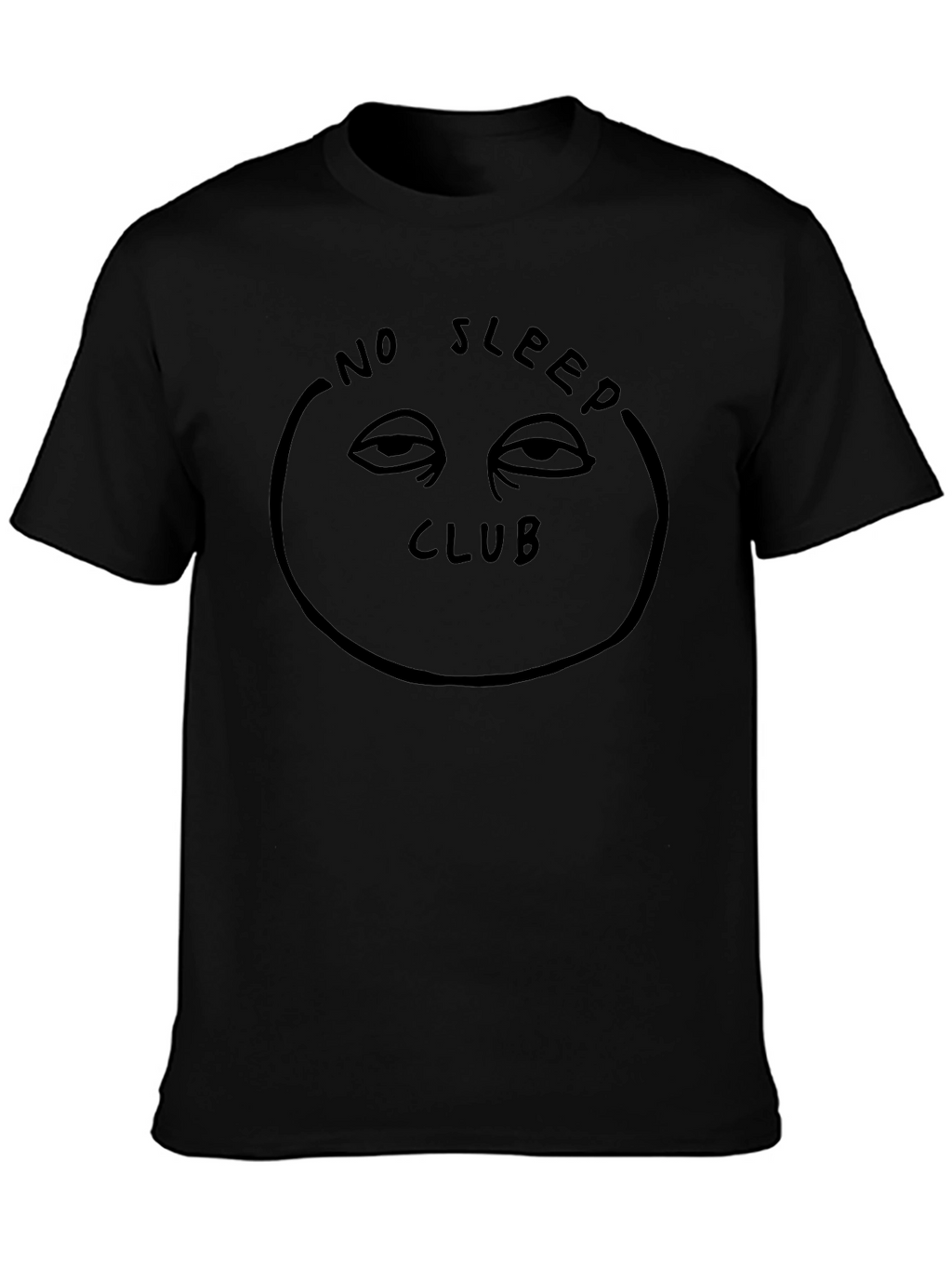 No Sleep Club Graphic Tee - Black Unisex Shirt