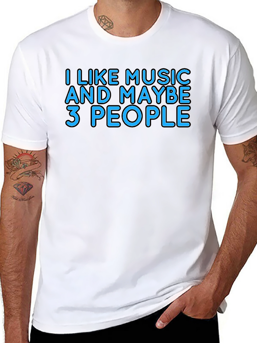 Funny Music Lover Graphic T-Shirt