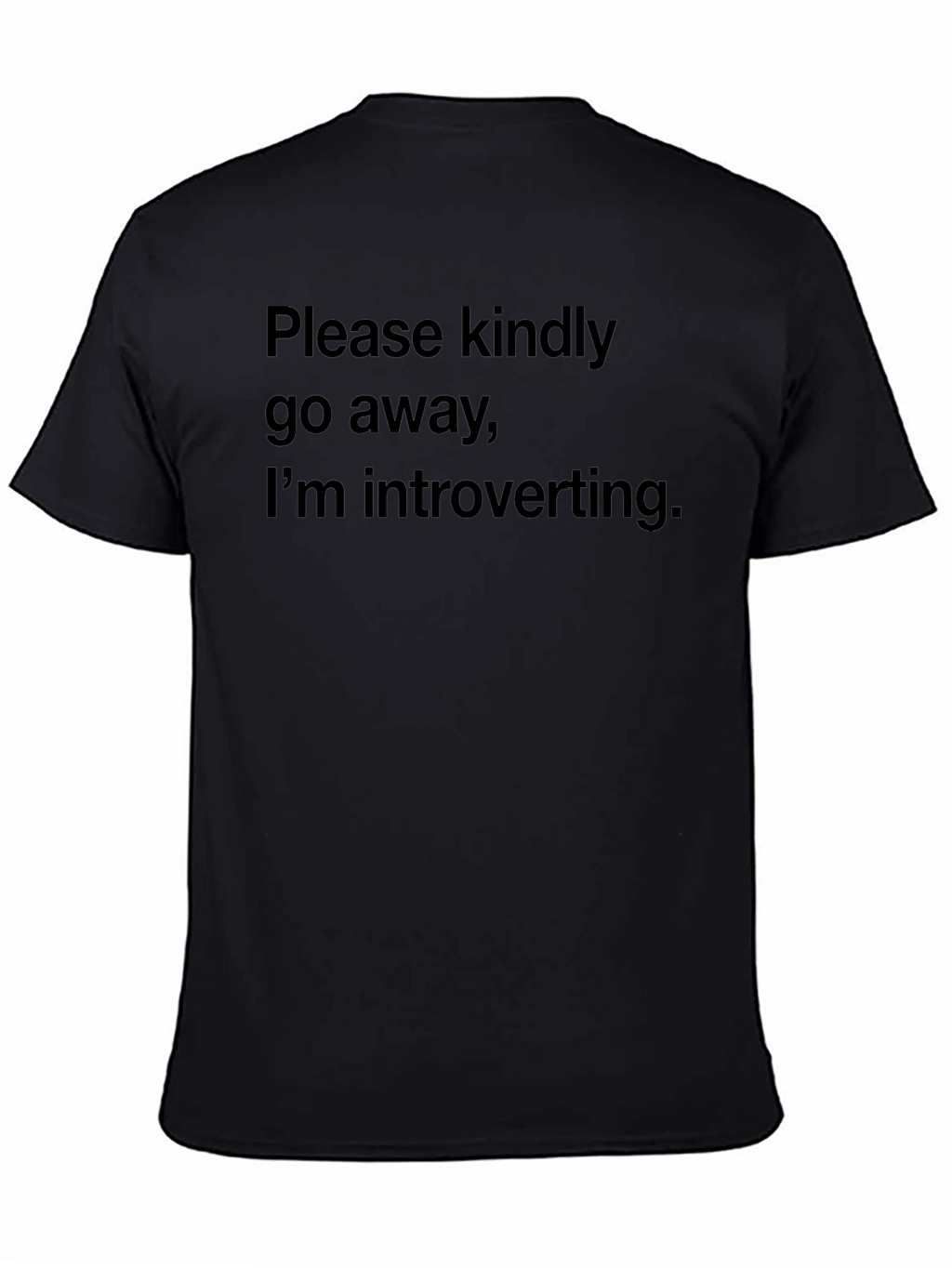 Introvert Humor Tee - Please Kindly Go Away