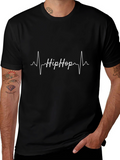 Hip Hop Heartbeat T-Shirt - Music Lovers Tee