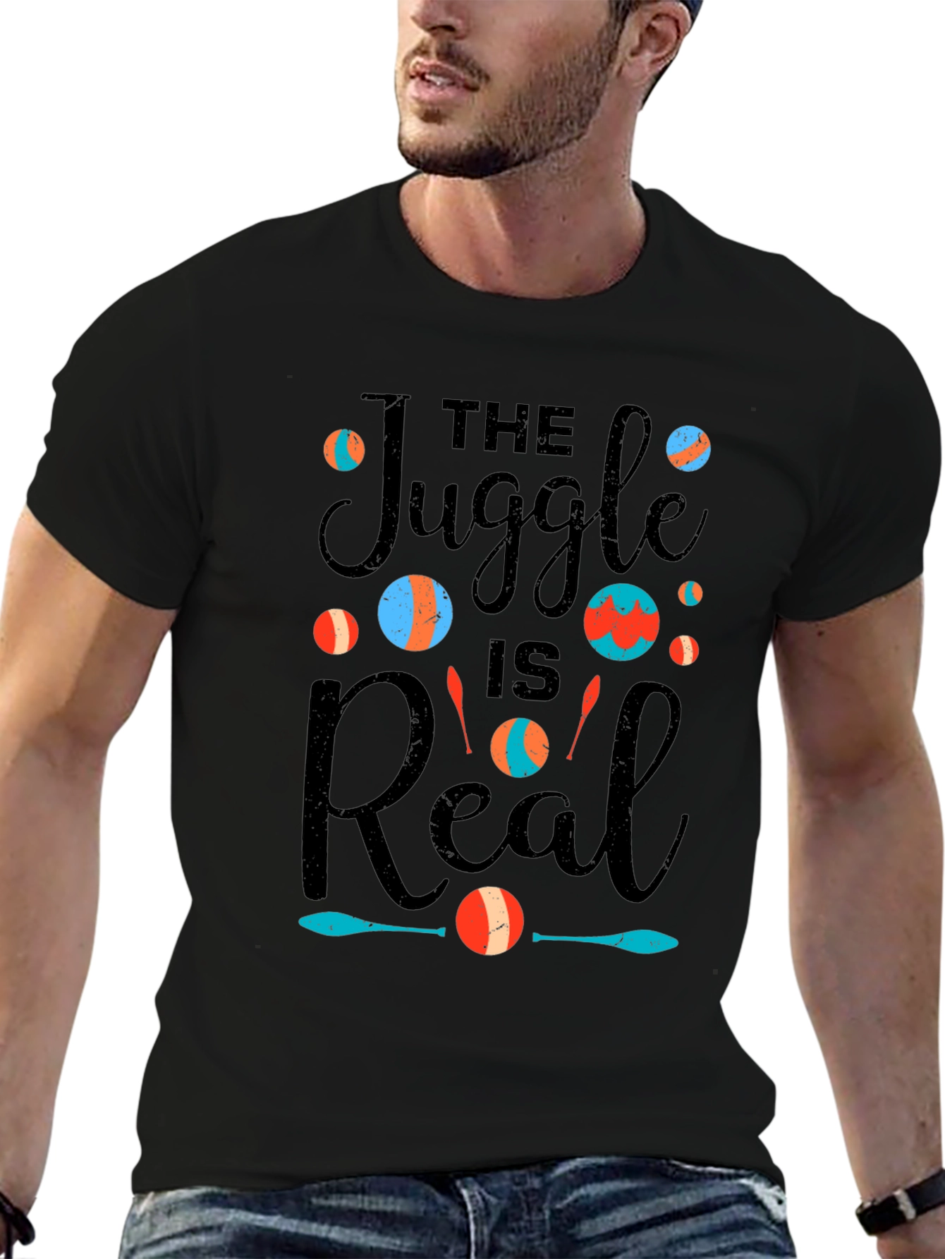 The Juggle is Real T-Shirt Juggling Design Tee