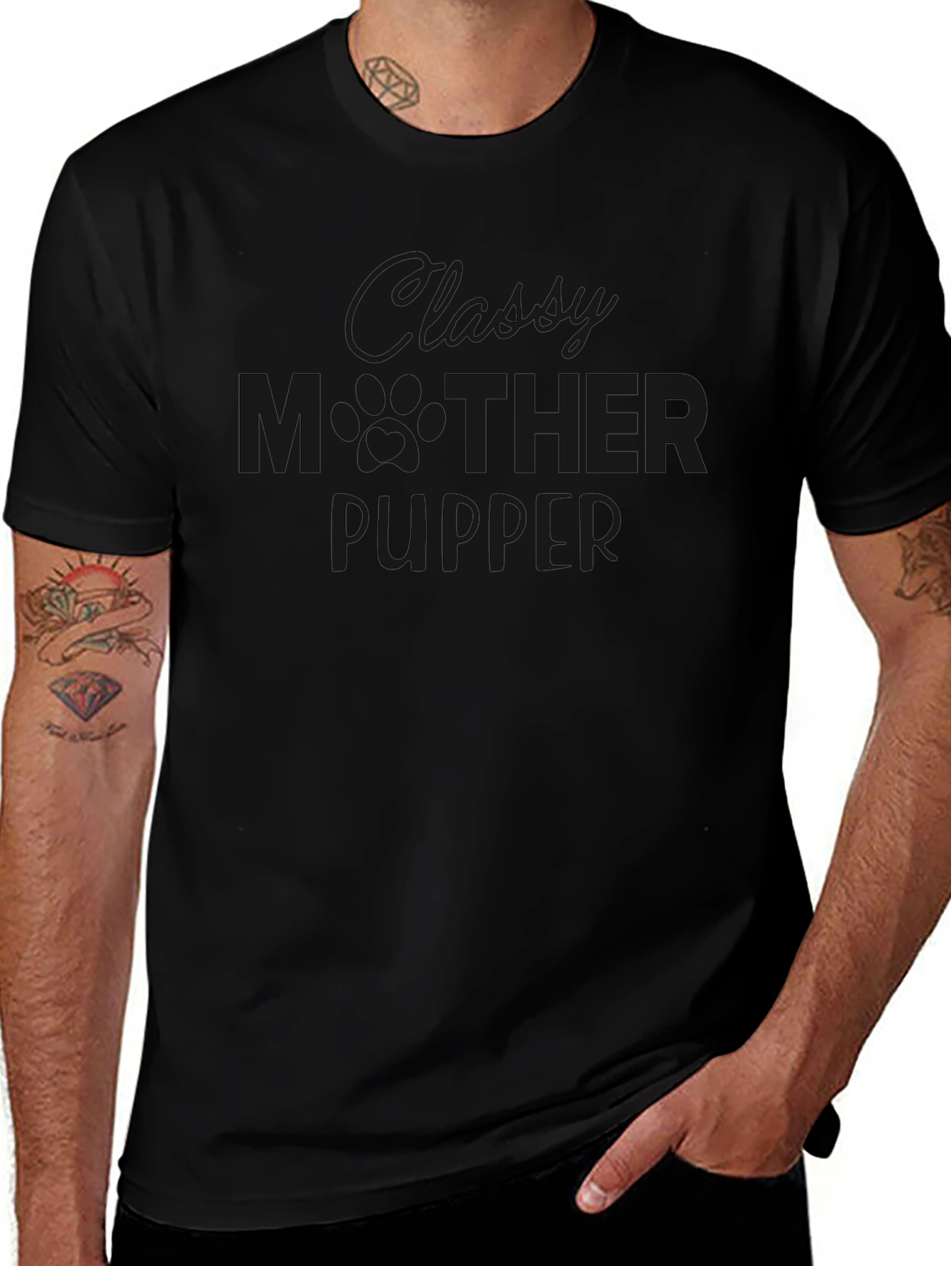 Classy Mother Pupper Graphic T-Shirt