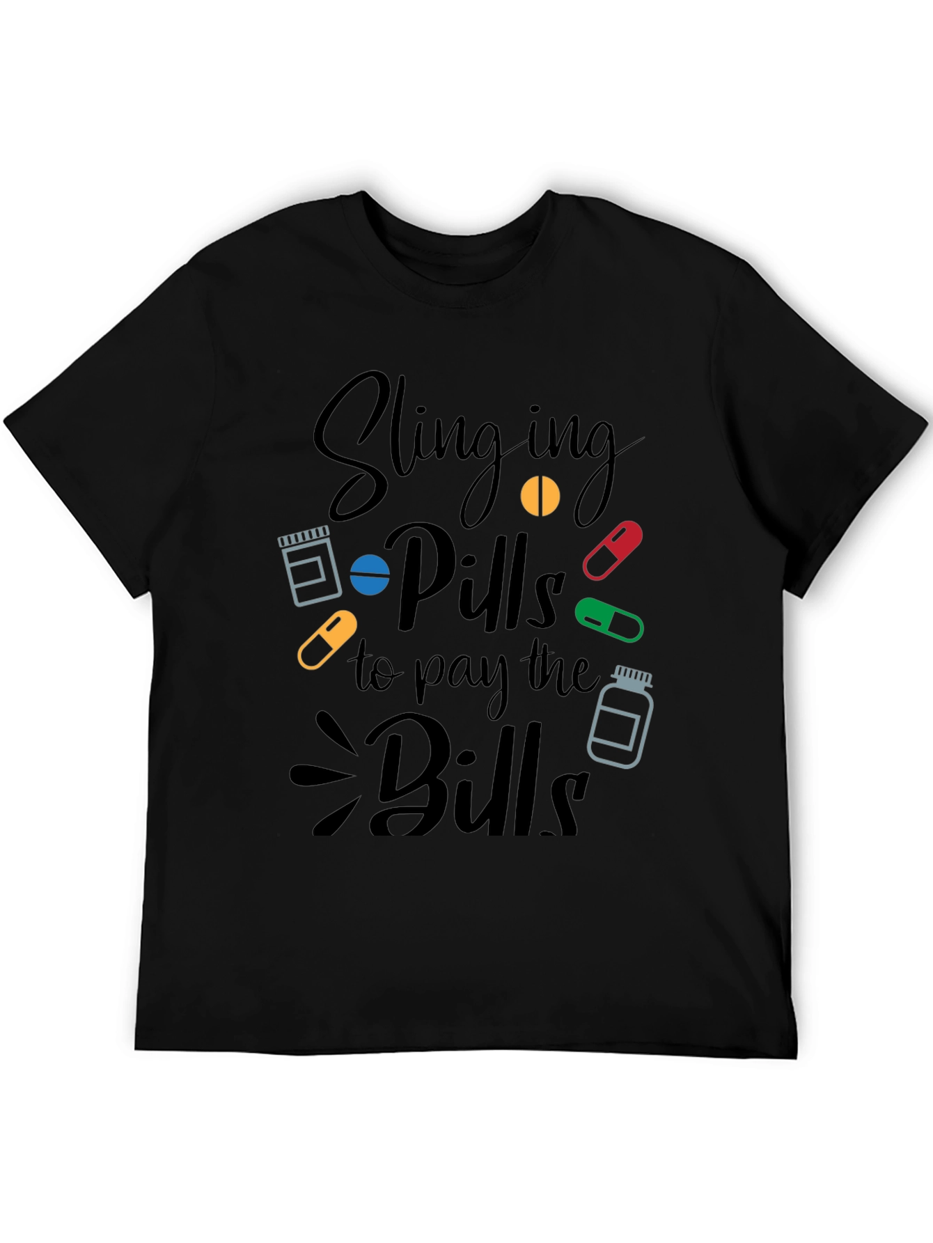 Slinging Pills Funny Pharmacy T-Shirt