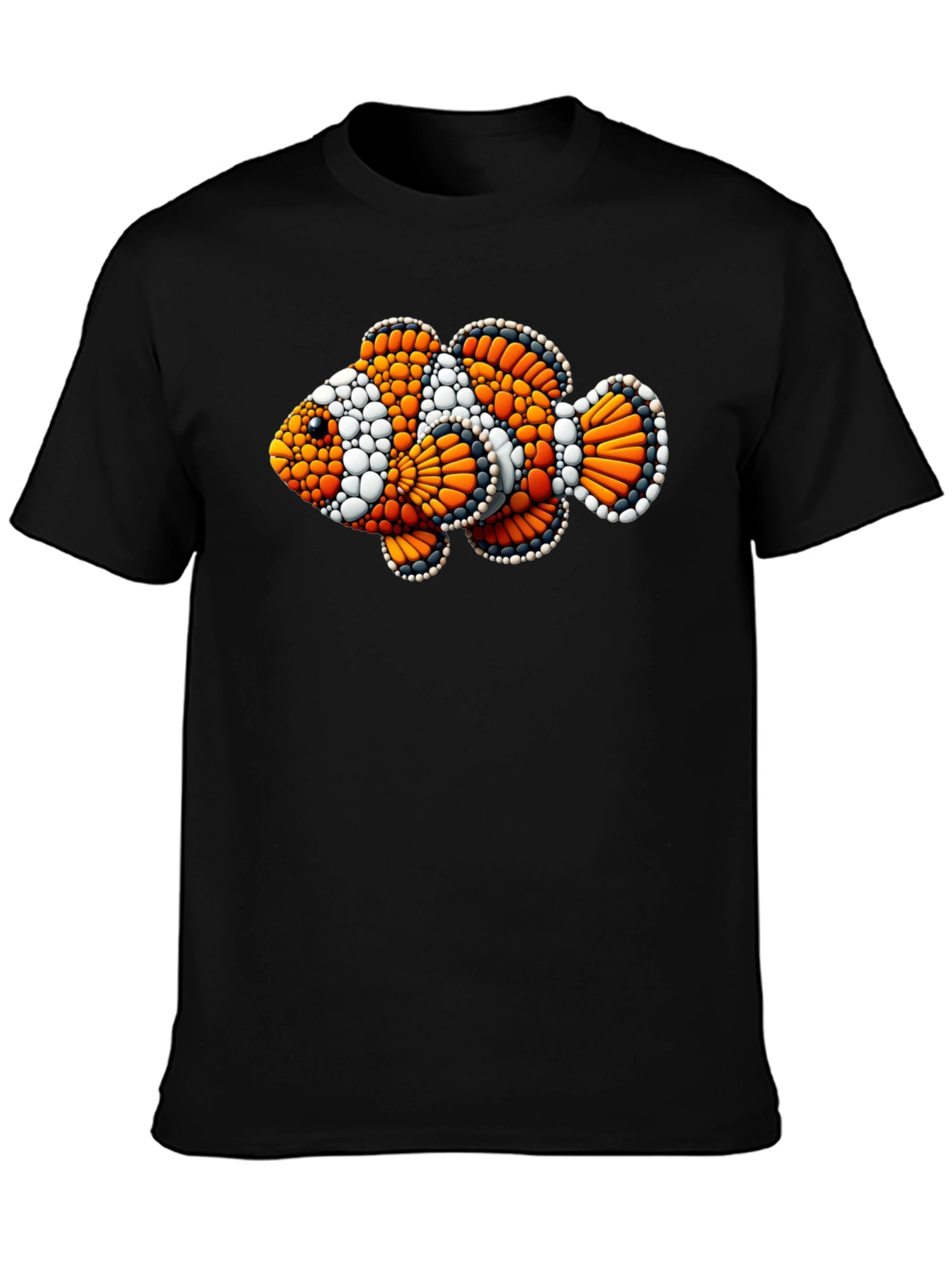 Clownfish Graphic Black T-Shirt