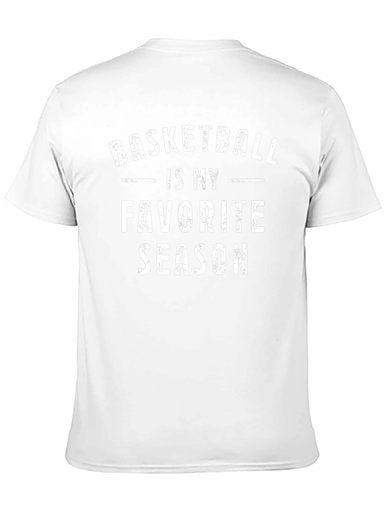 Basketball is My Favorite Season Black T-Shirt