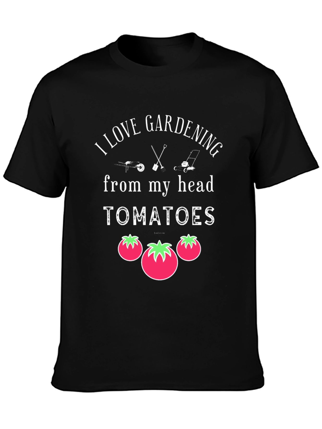 I Love Gardening Tomato Graphic T-Shirt