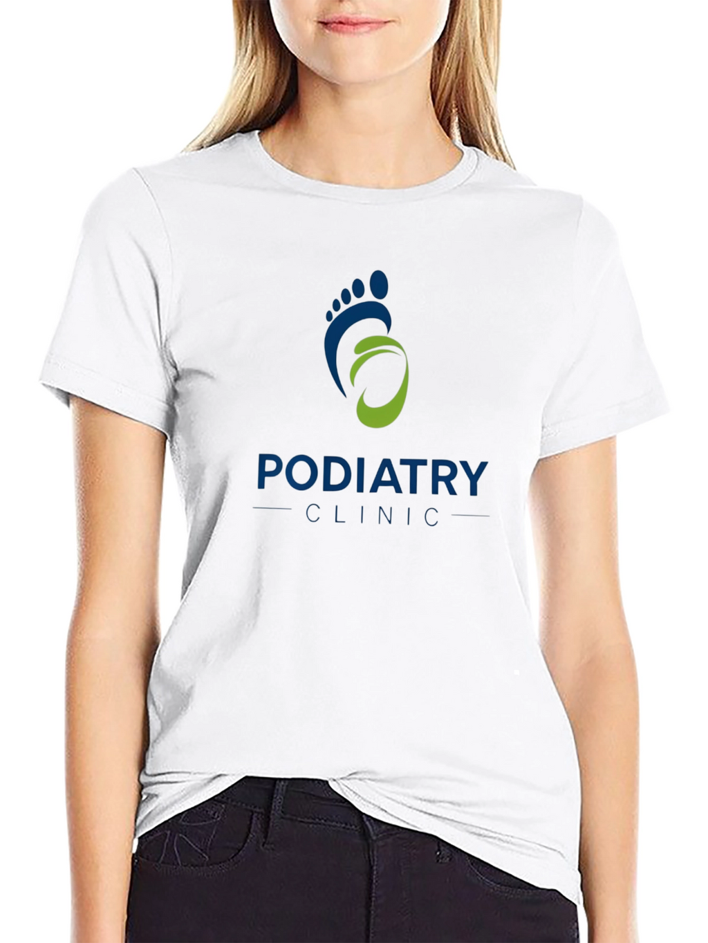 Podiatry Clinic Graphic T-Shirt - Unisex Black Tee