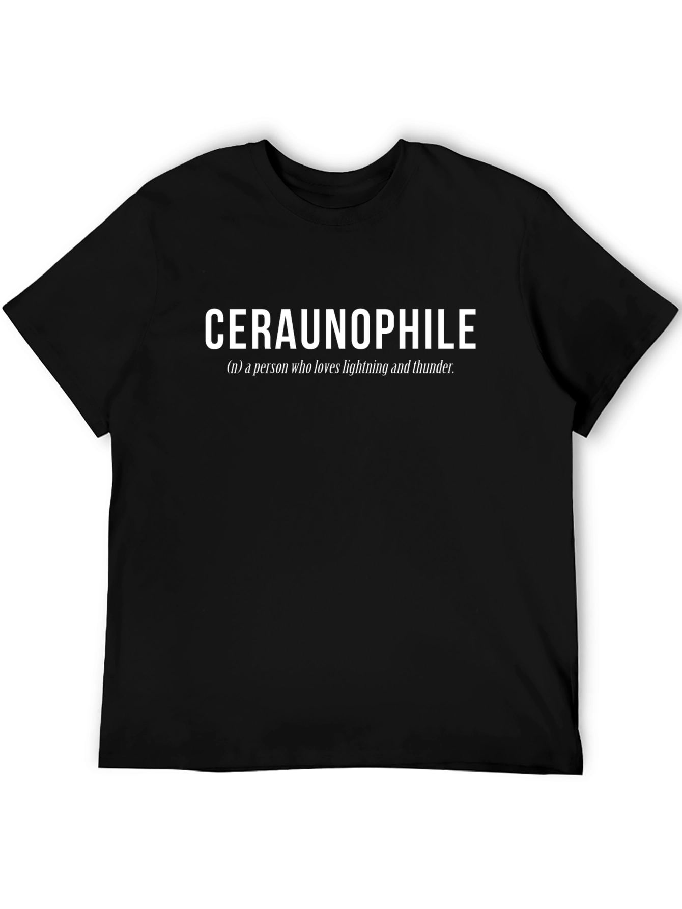Ceraunophile T-Shirt: Lightning & Thunder Lover Tee